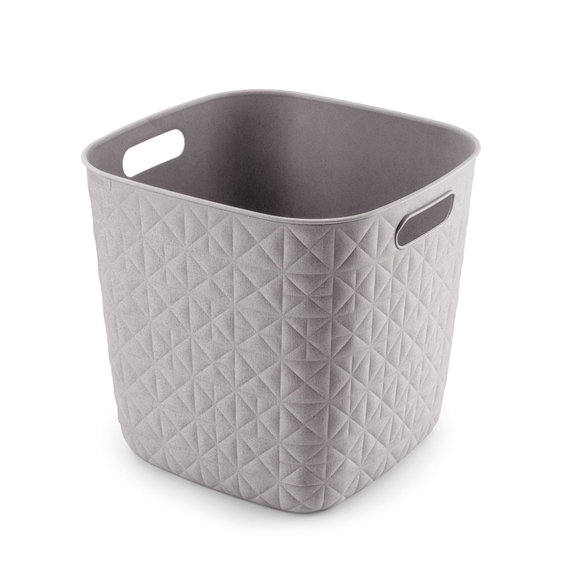 Vysoký béžový úložný košík Softex 27,9 x 27,9 x 26,9 cm CURVER