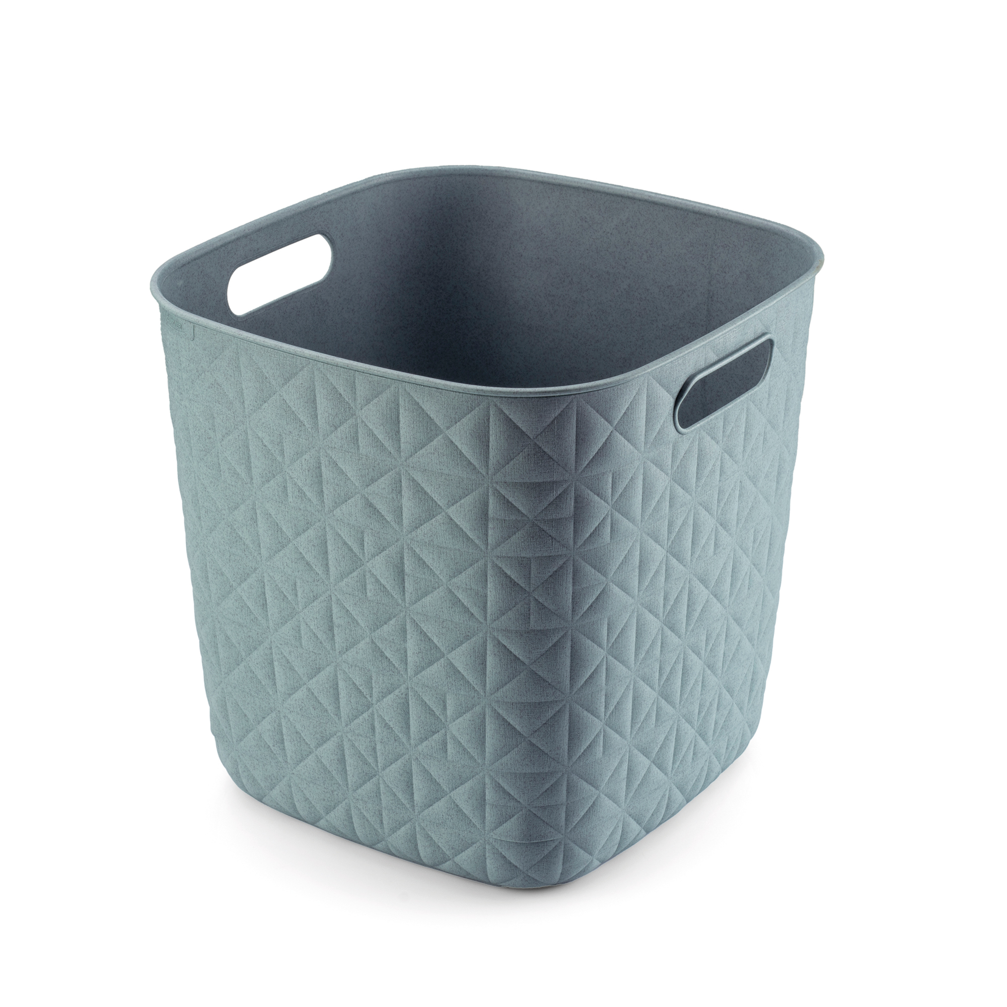Vysoký tyrkysový úložný košík Softex 27,9 x 27,9 x 26,9 cm CURVER