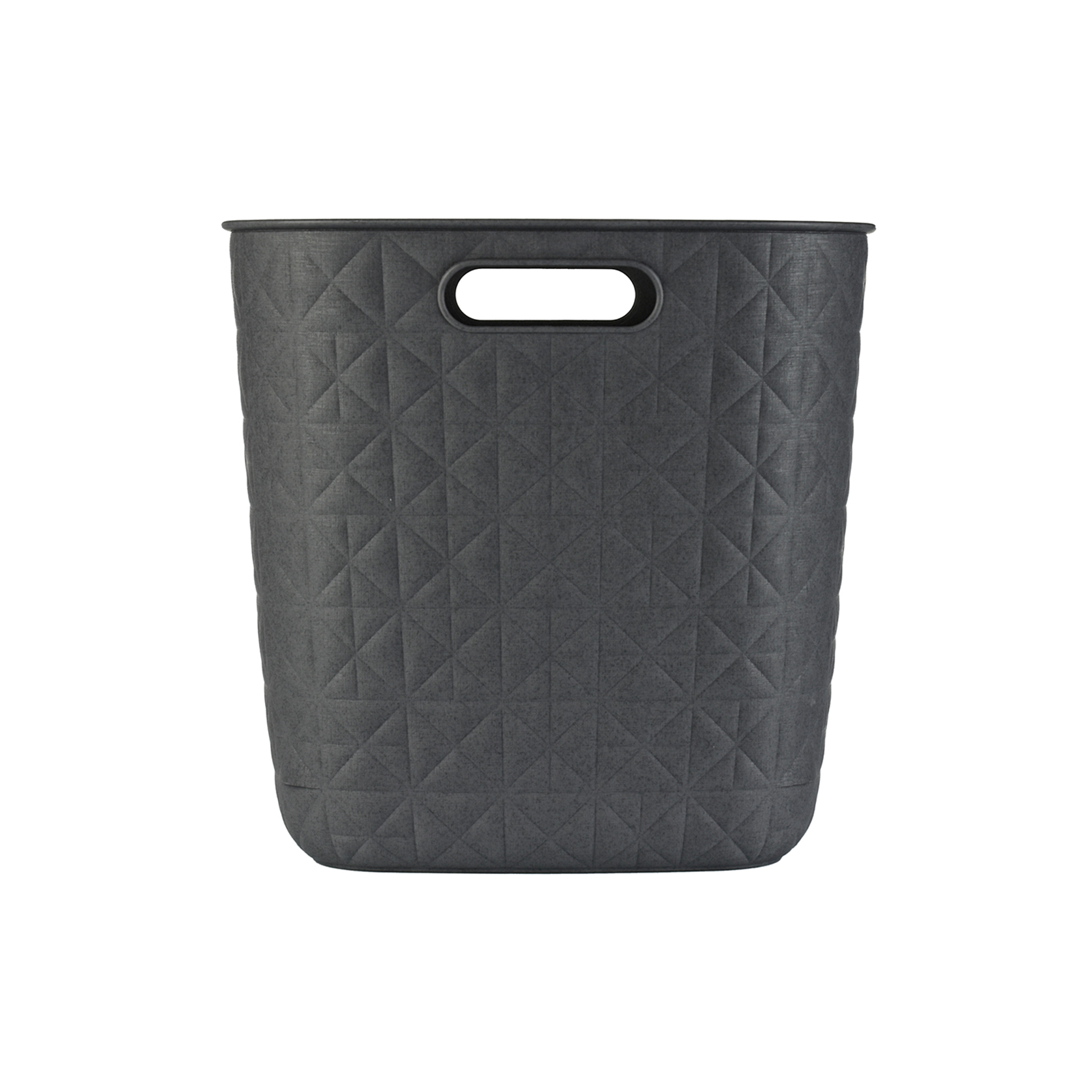 Vysoký šedý úložný košík Softex 27,9 x 27,9 x 26,9 cm CURVER