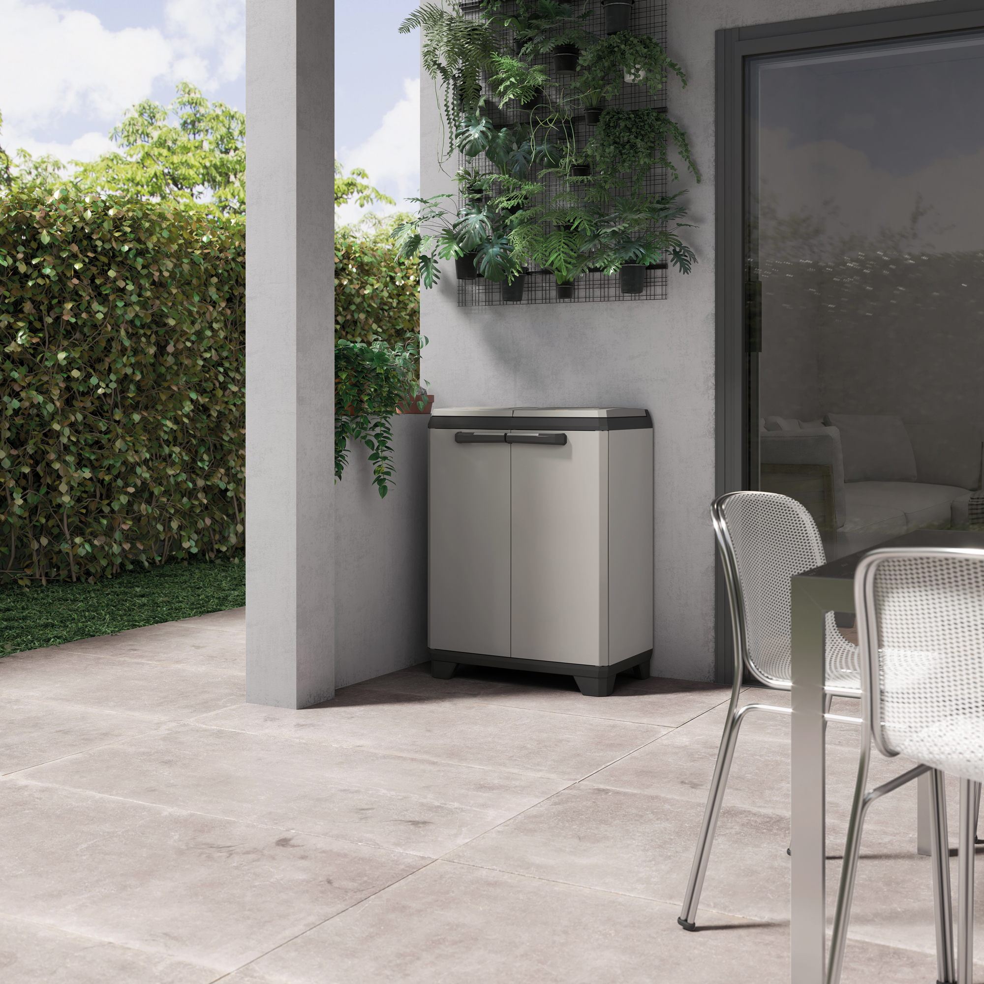 Skříň na tříděný odpad Planet 2 x 110 l KETER