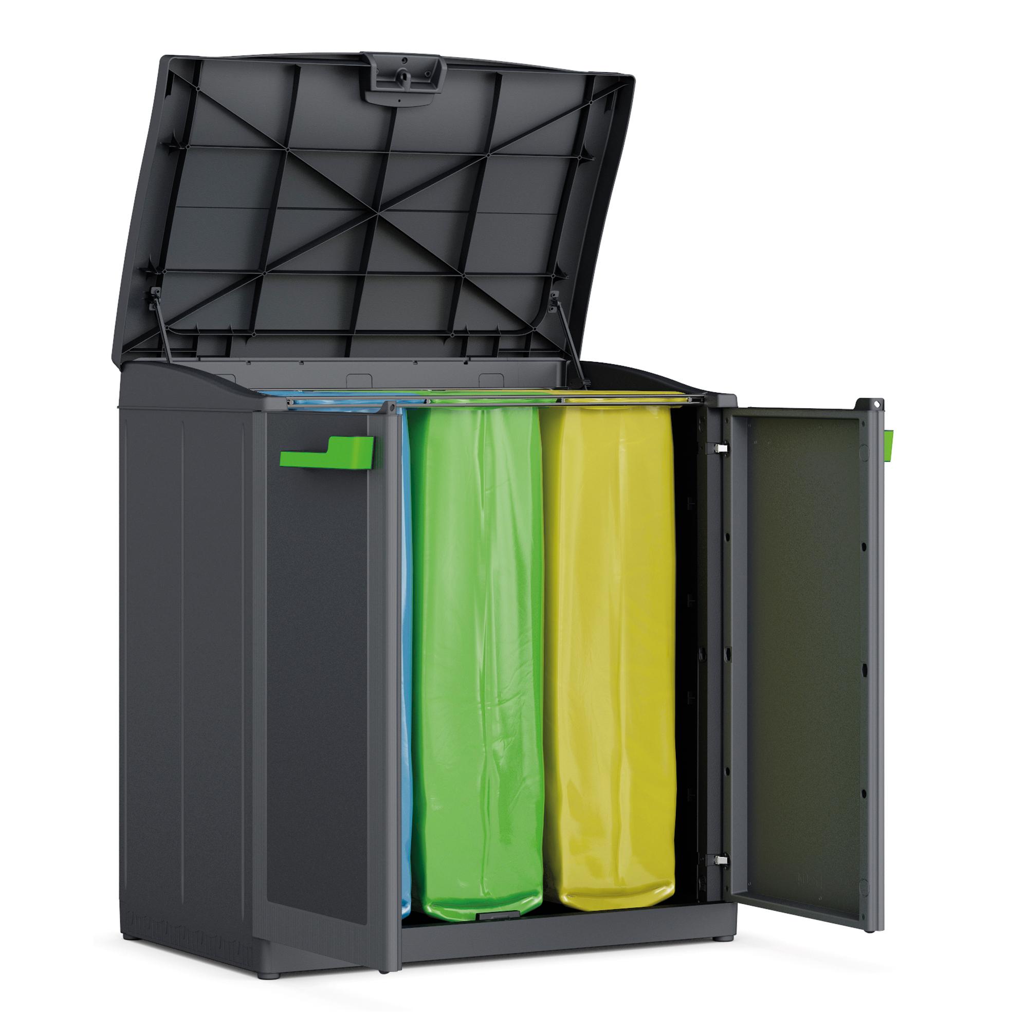 Skriňa na triedený odpad Moby 3 x 110 l KETER