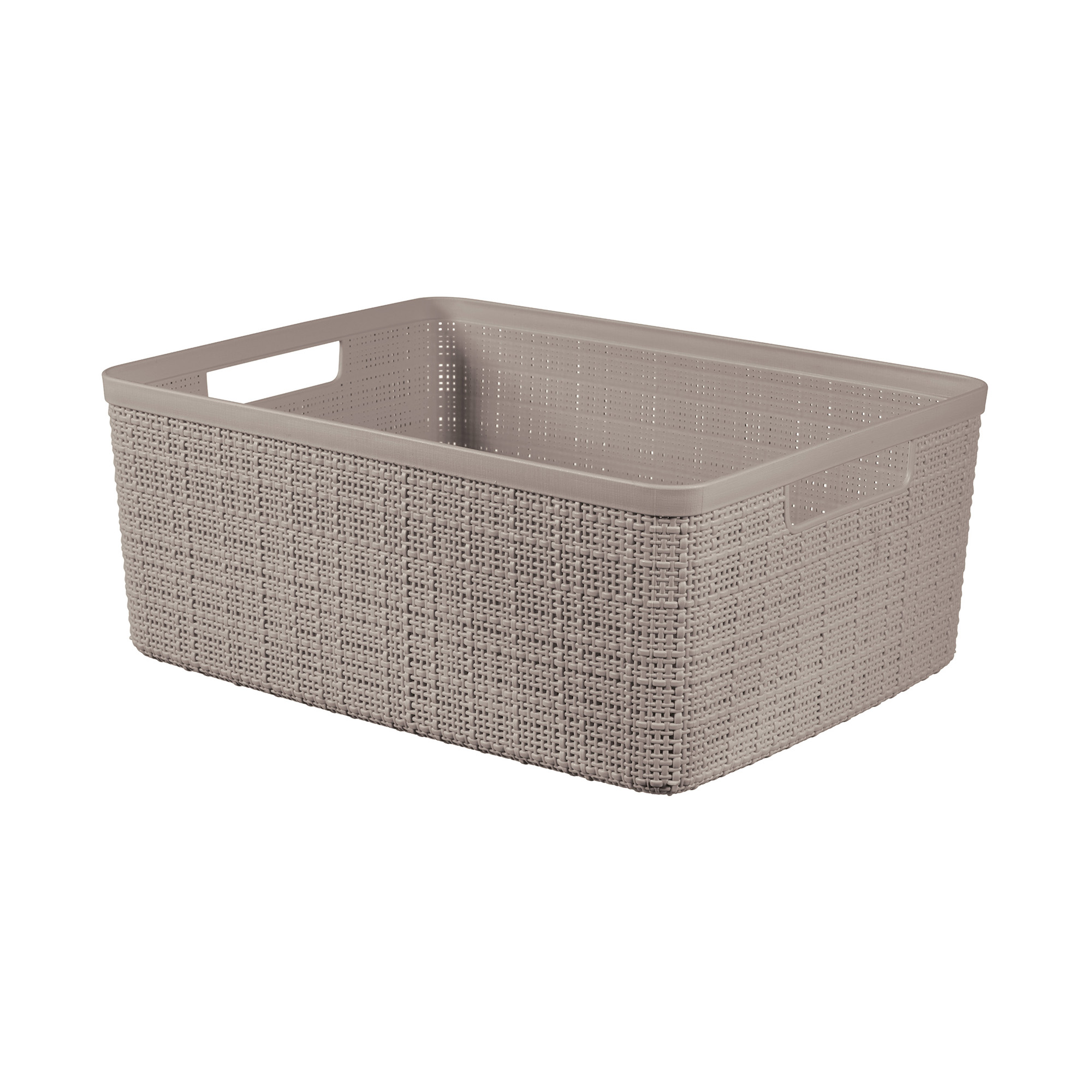 Korb rechteckig Jute M 12 l beige CURVER