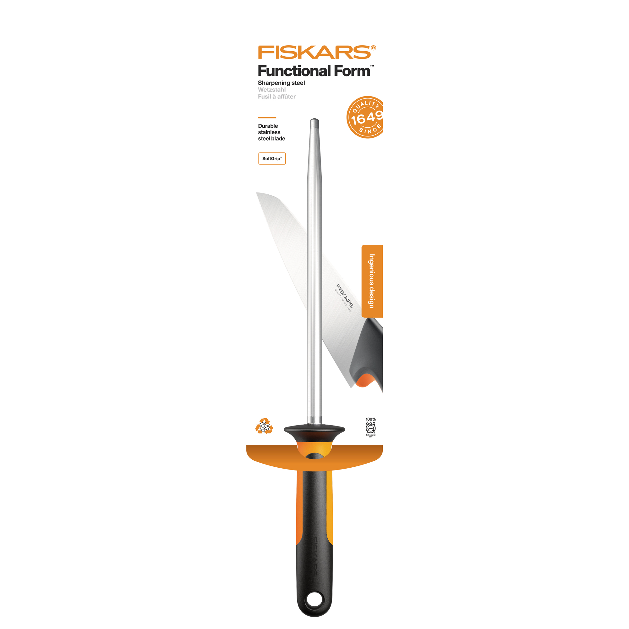 Ostrzałka stalowa 20cm Functional Form FISKARS