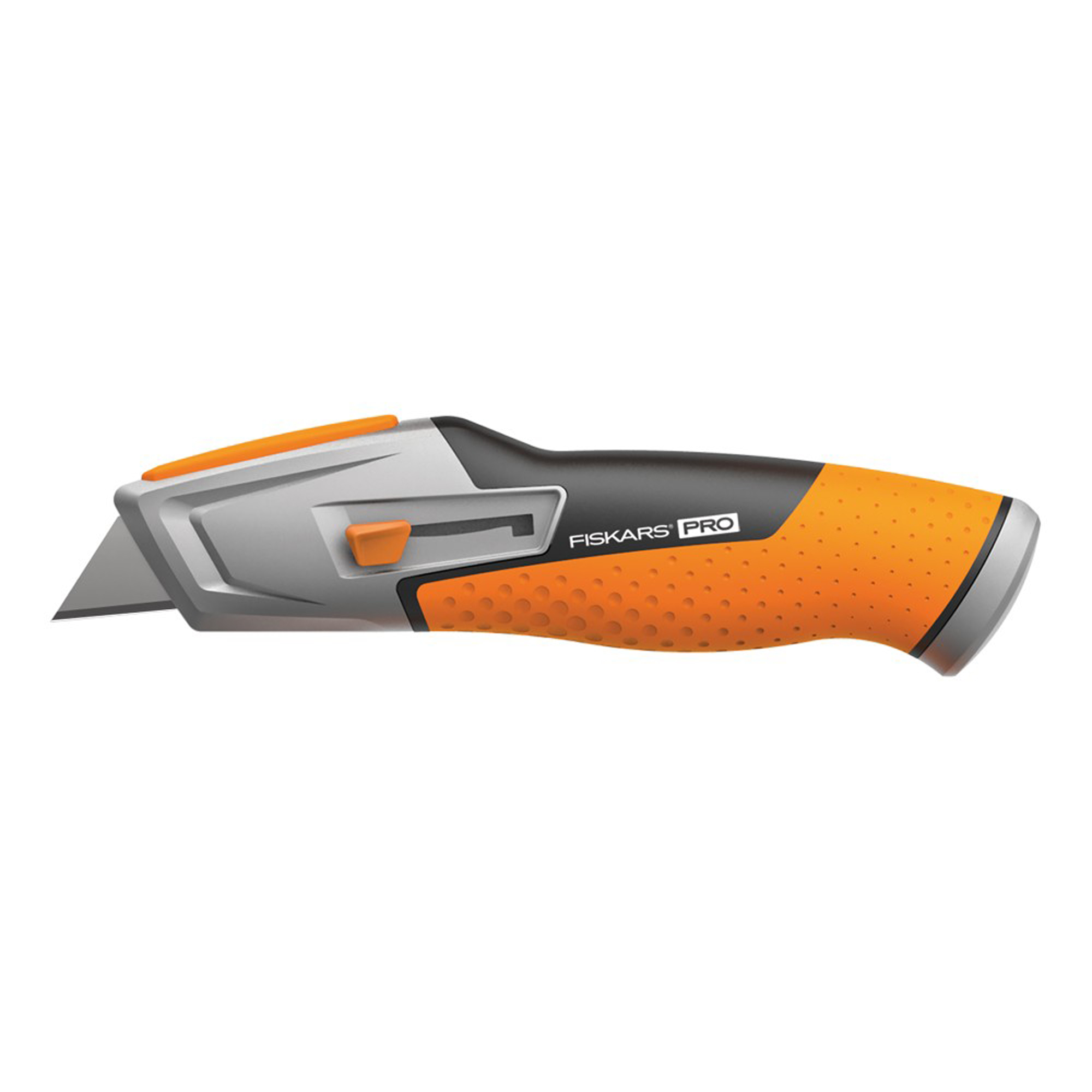 FISKARS CarbonMax Universalmesser mit einziehbarer Klinge, 17,7 cm