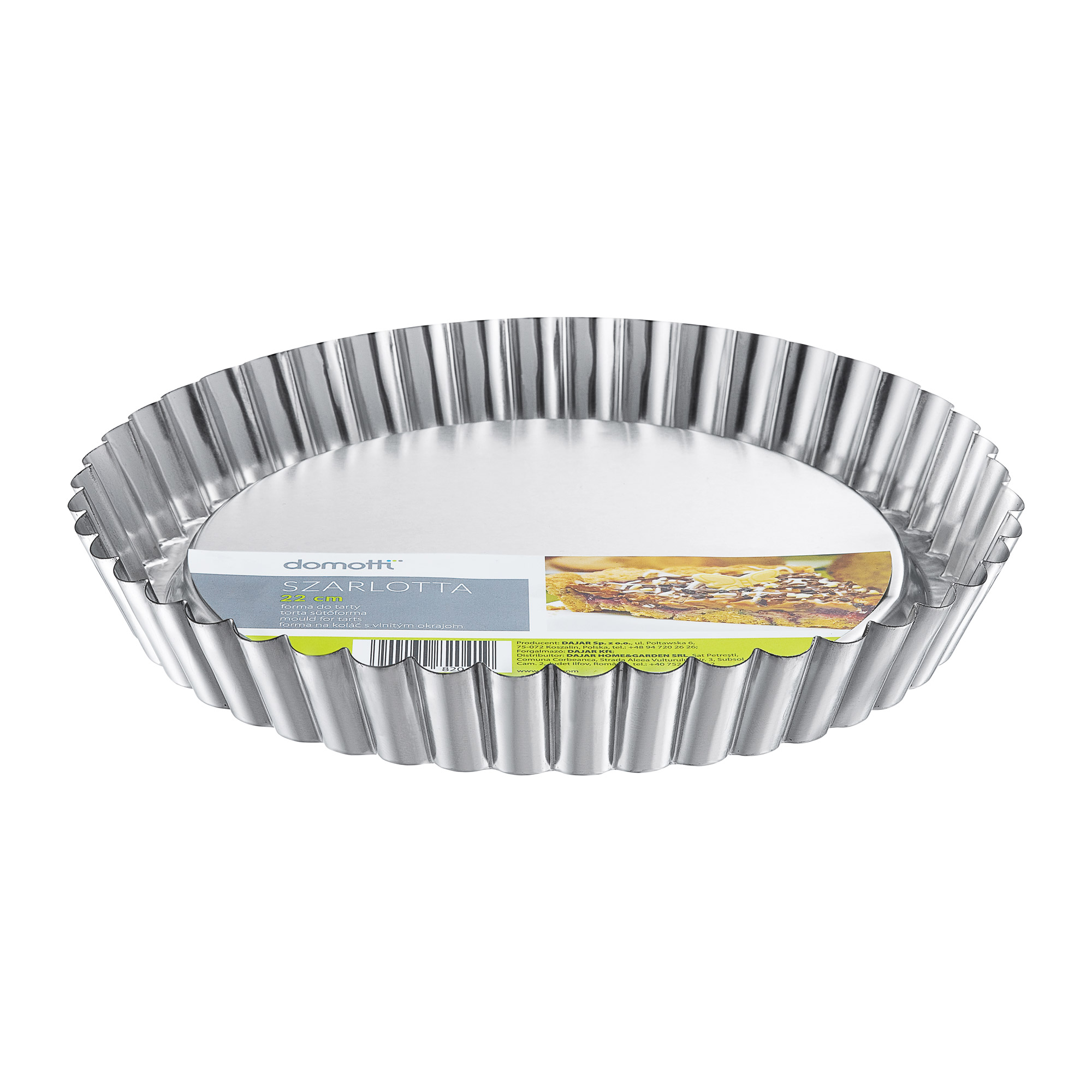 Forma na dort Szarlotta 22 cm DOMOTTI