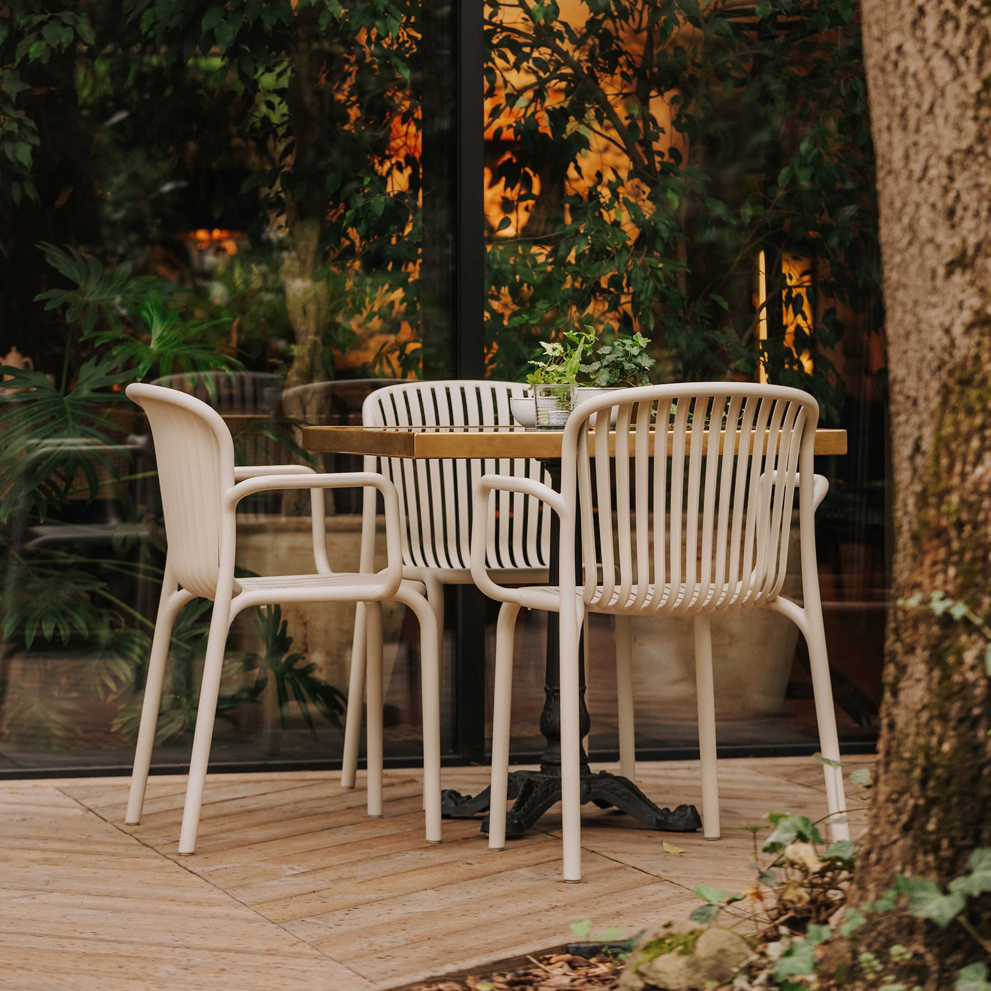 Gartenstuhl mit Armlehnen Brene Senza FERNE