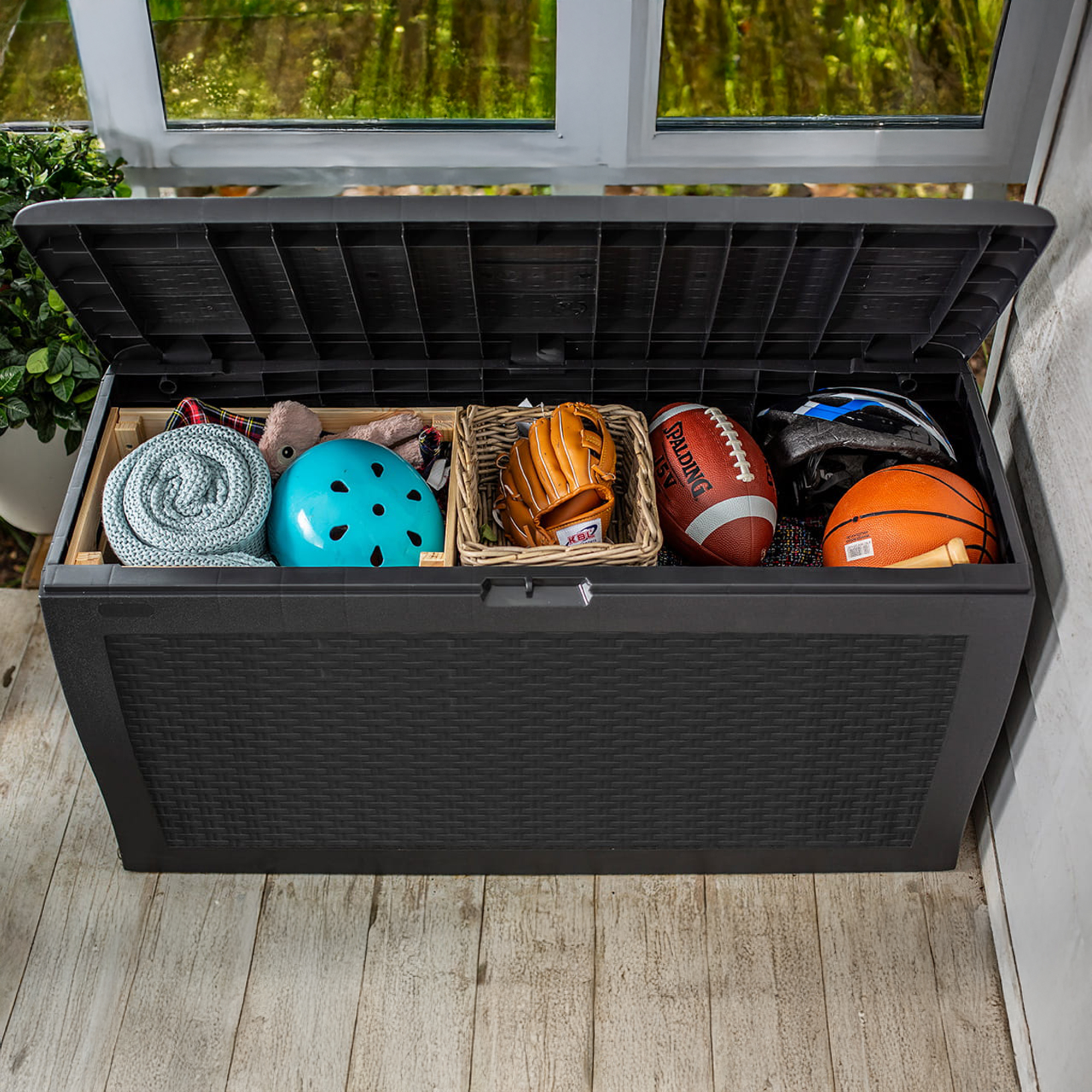 Cassapanca da giardino Samoa marrone 270 l KETER