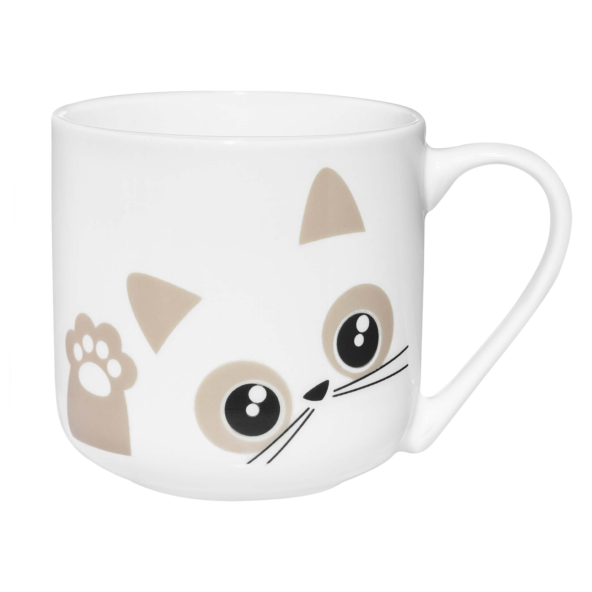Porcelánová snídaňová sada Kitty Beige 4-díly AMBITION