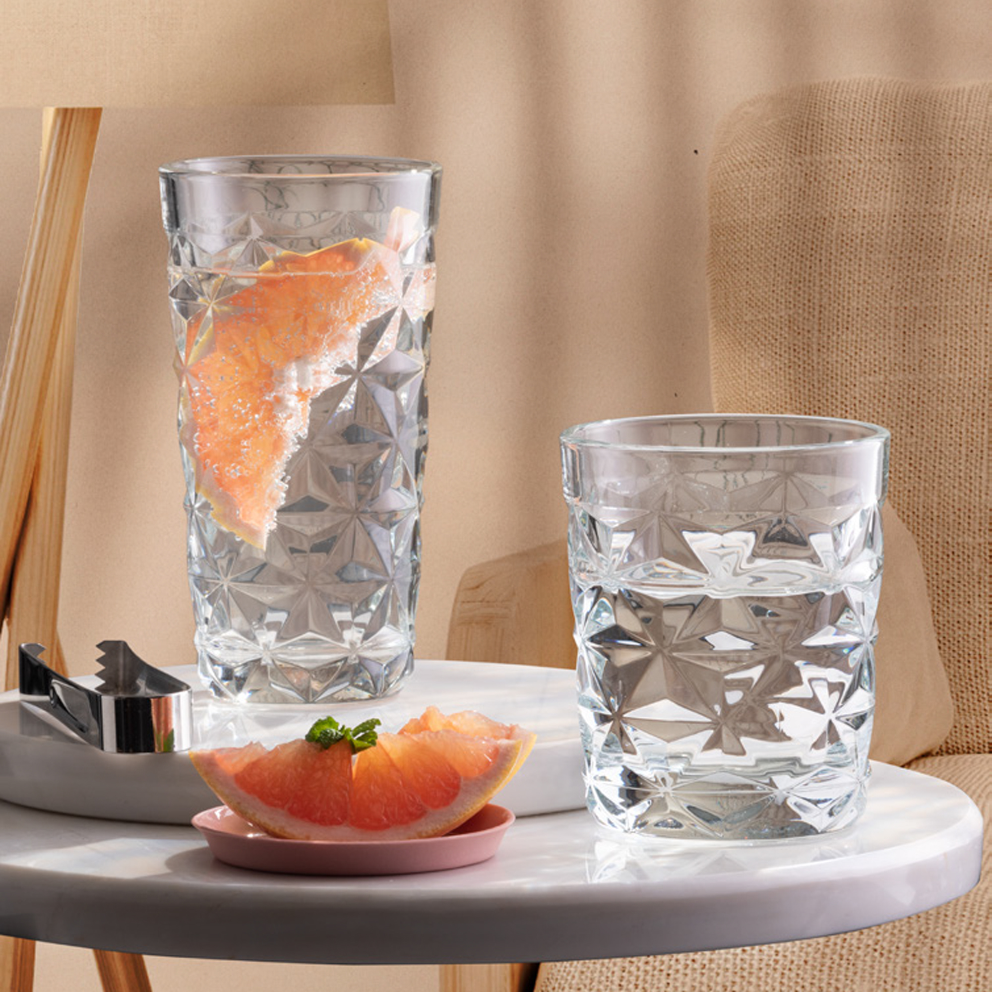 Sada 4 nízkych pohárov Estrella 360 ml PASABAHCE