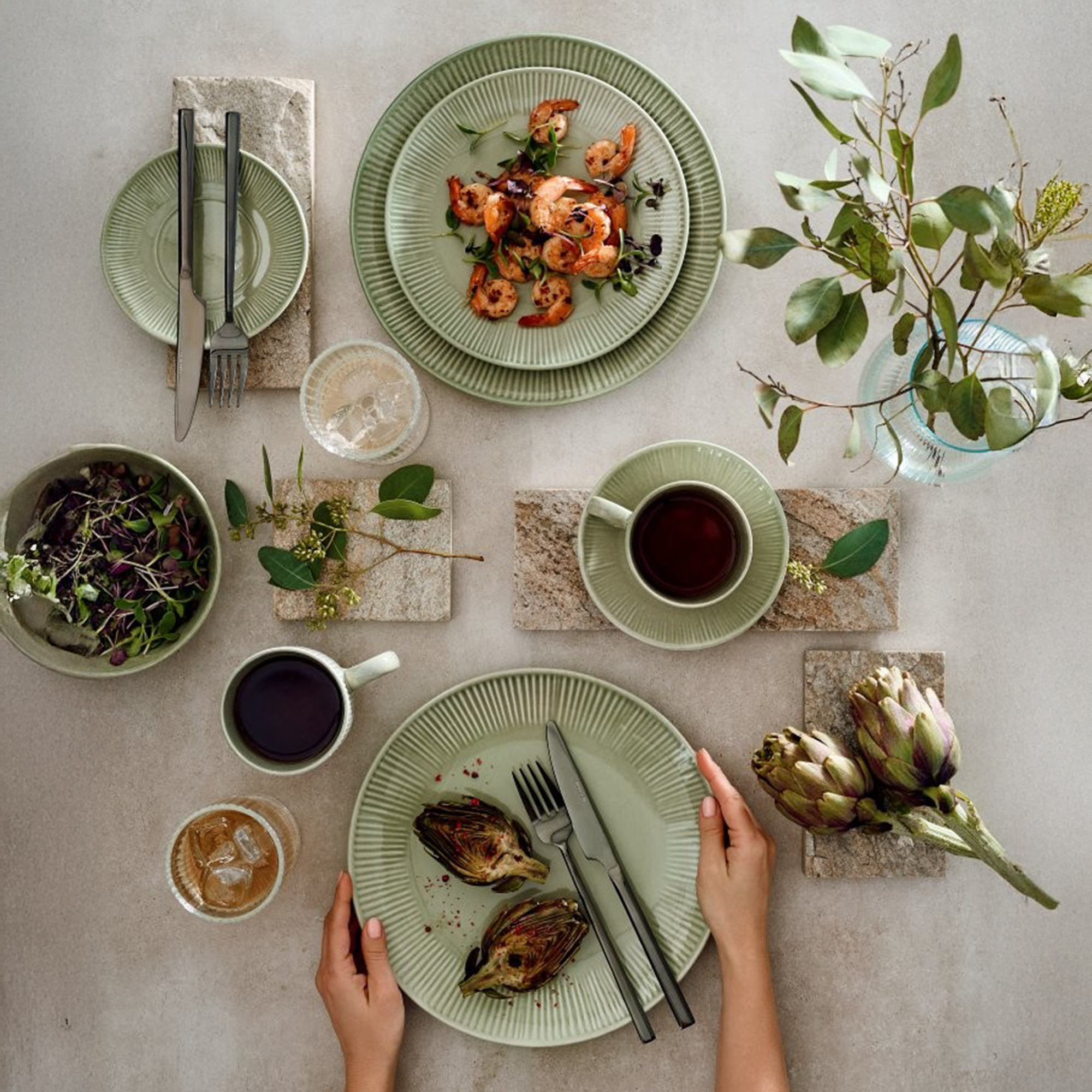 Milchkrug Mossa 340 ml grün AMBITION