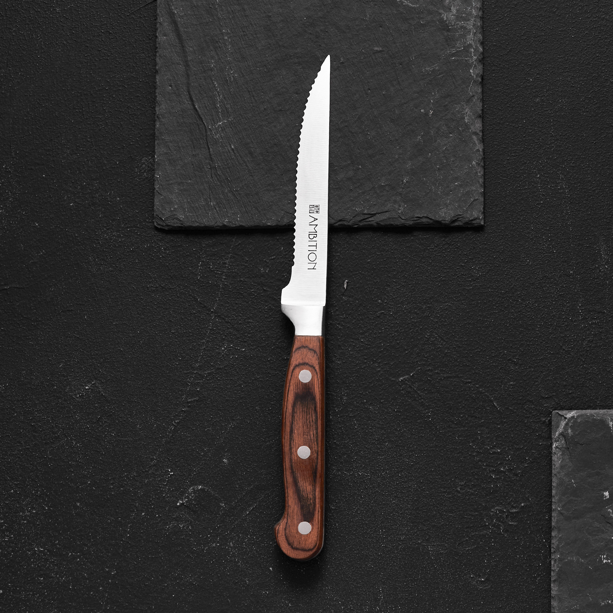 Steakmesser 11,5cm Titanium AMBITION