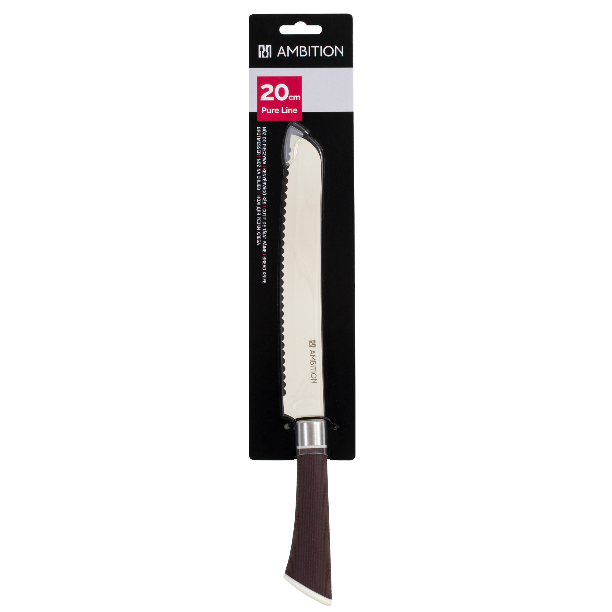 Cuchillo de pan Pure Line 20 cm AMBITION