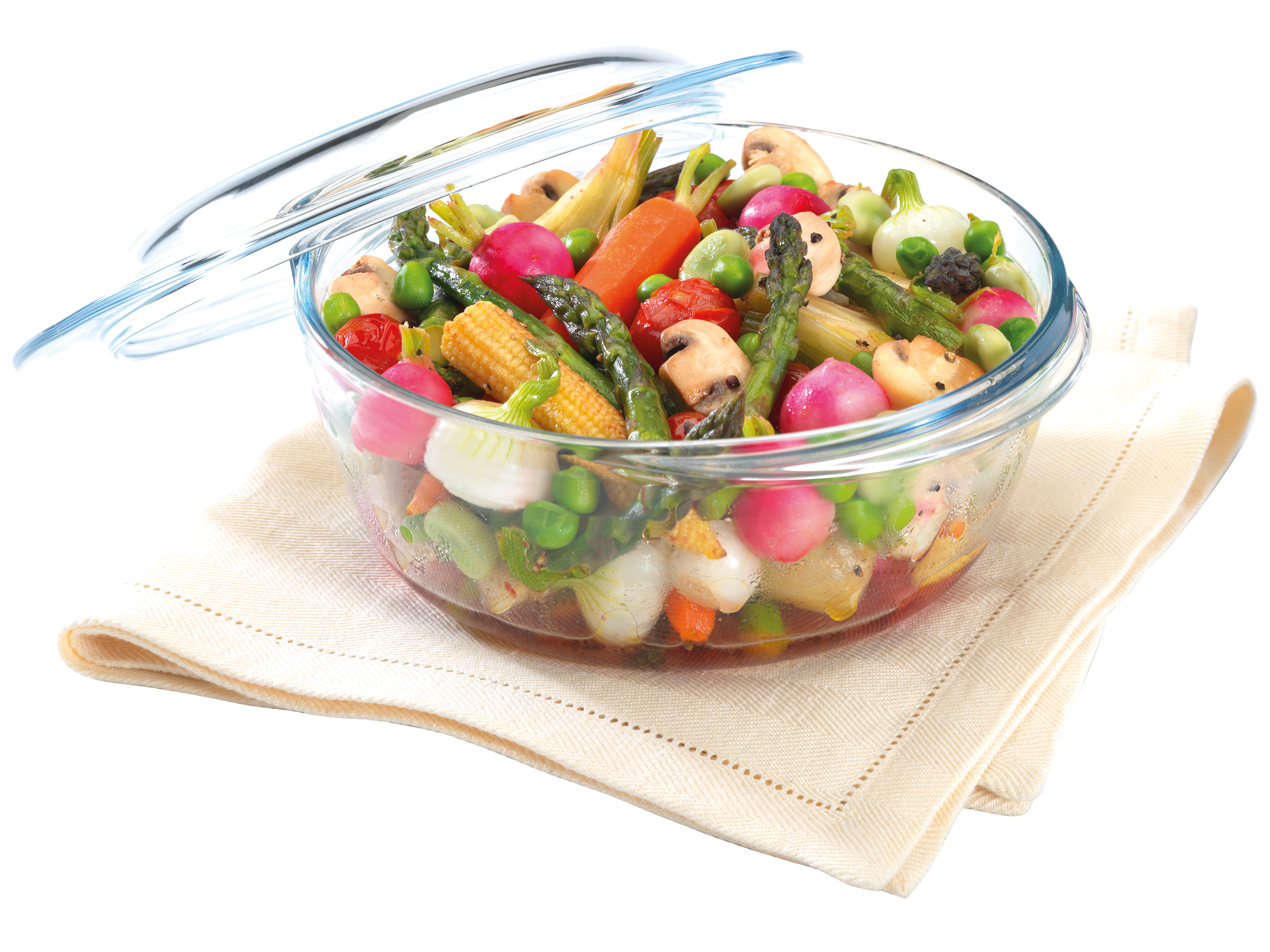 Ugnsform med lock 4in1 2,1 l rund PYREX  