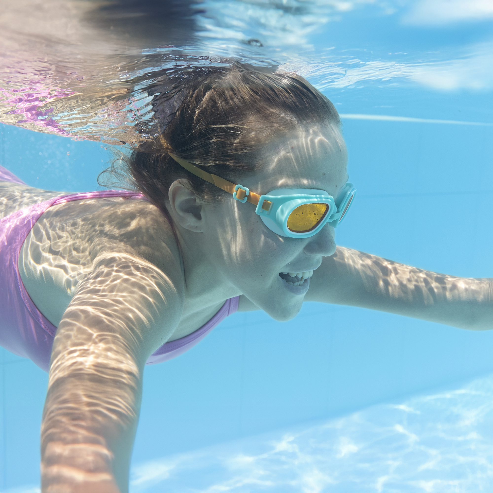 Okulary do pływania dla dzieci Sport-Pro Champion BESTWAY MIX KOLORÓW