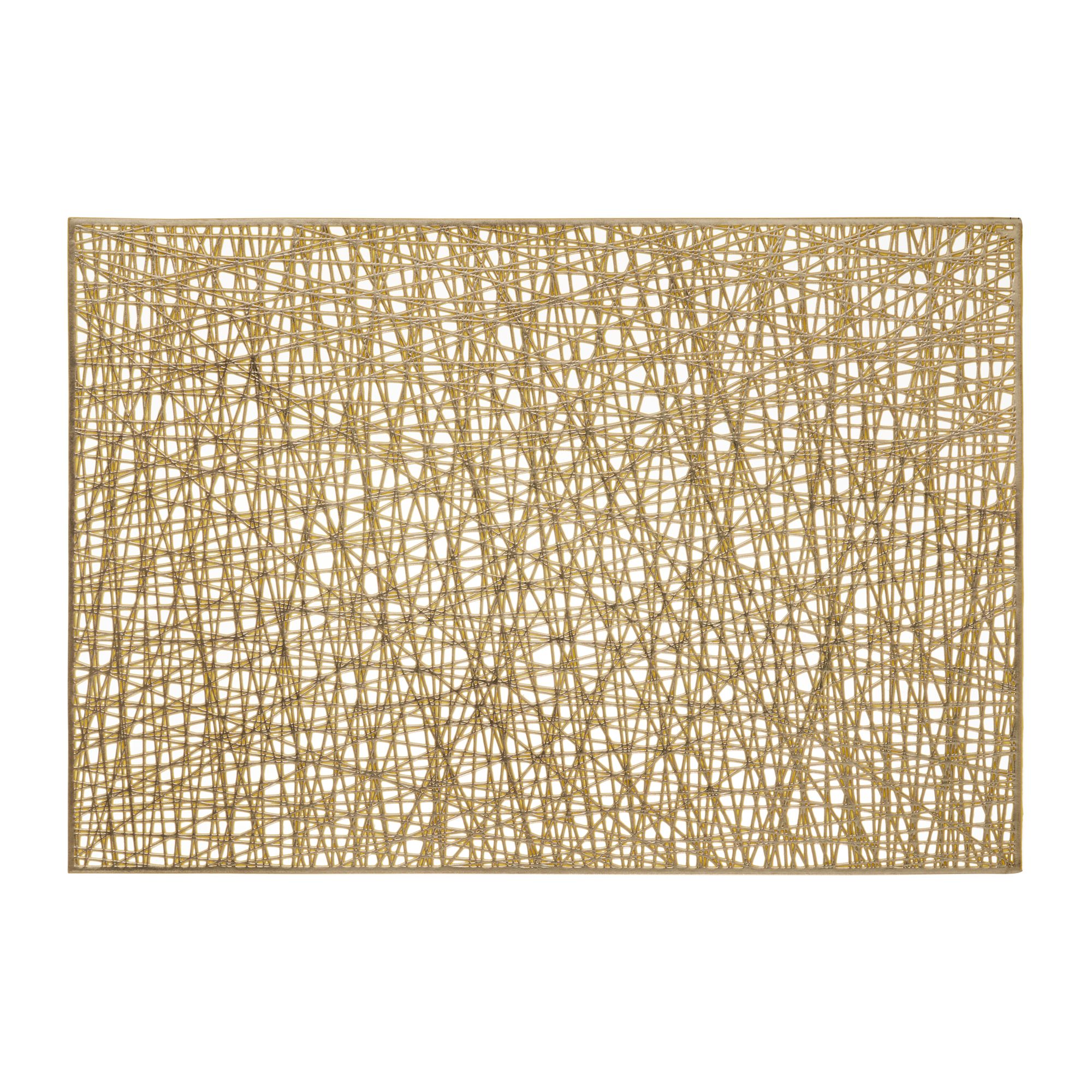 Ažurová podložka na stůl Glamour Gold 45 x 30 cm PVC/PS AMBITION