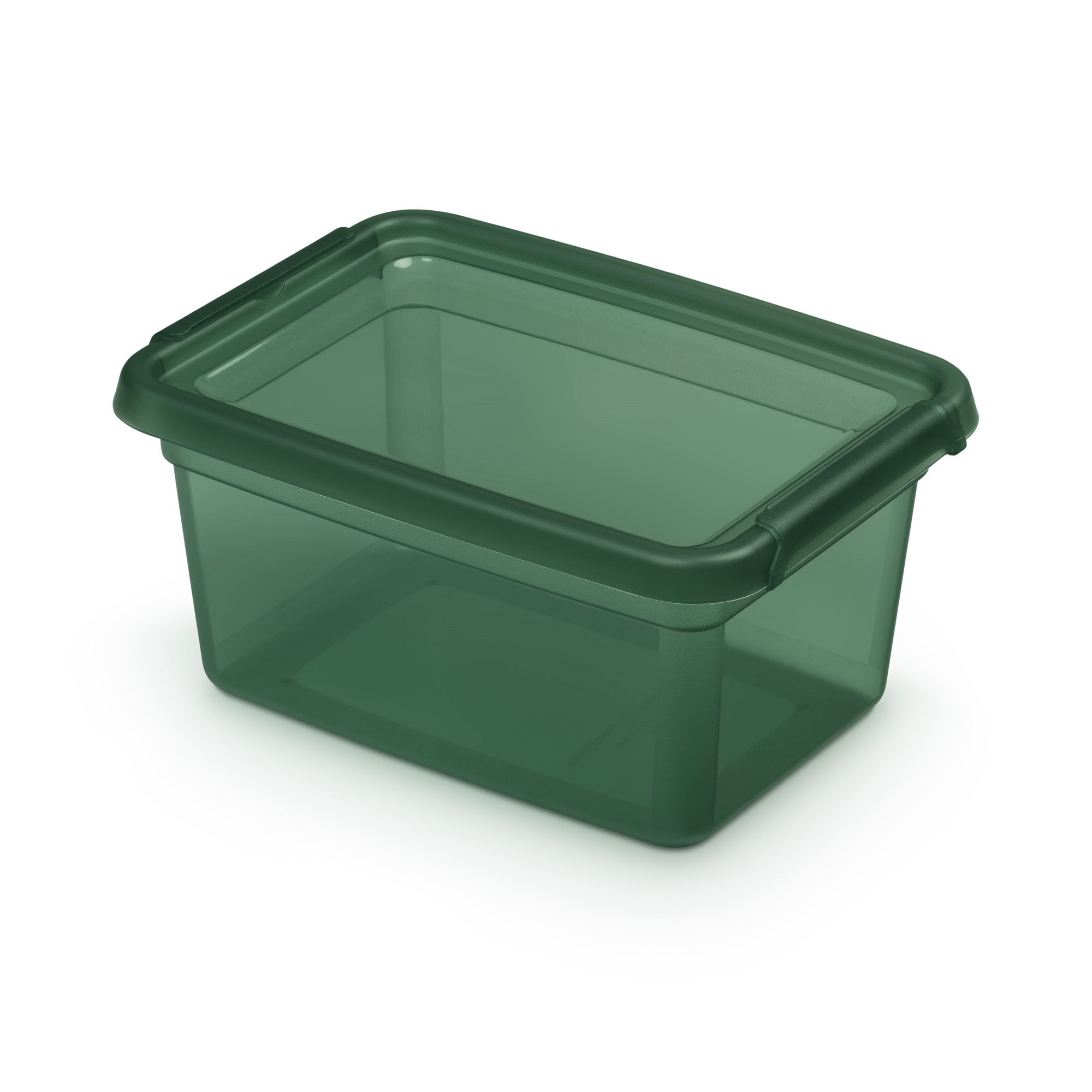 Zelená plastová nádobka s víkem Base Store Pine 1,5 l ORPLAST