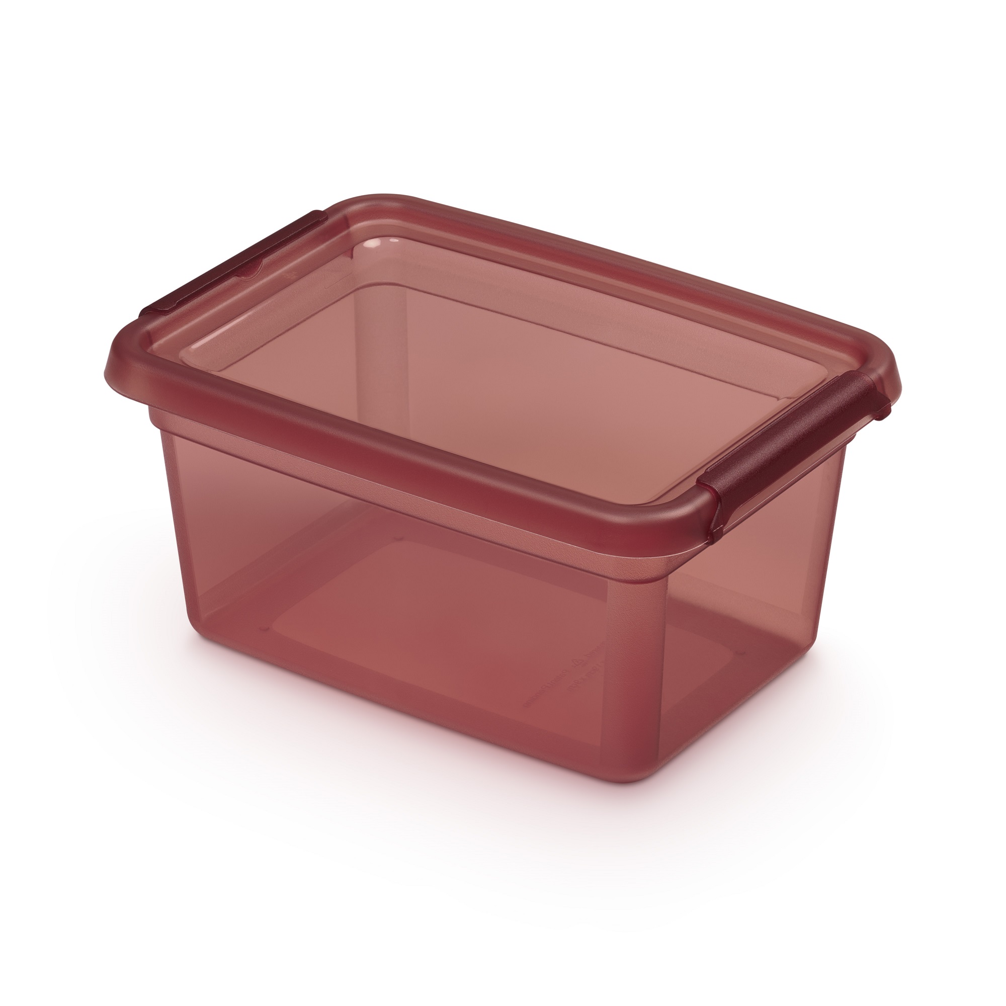 Behållare med lock Base Store Rhubarb 1,5 l mörkrosa ORPLAST