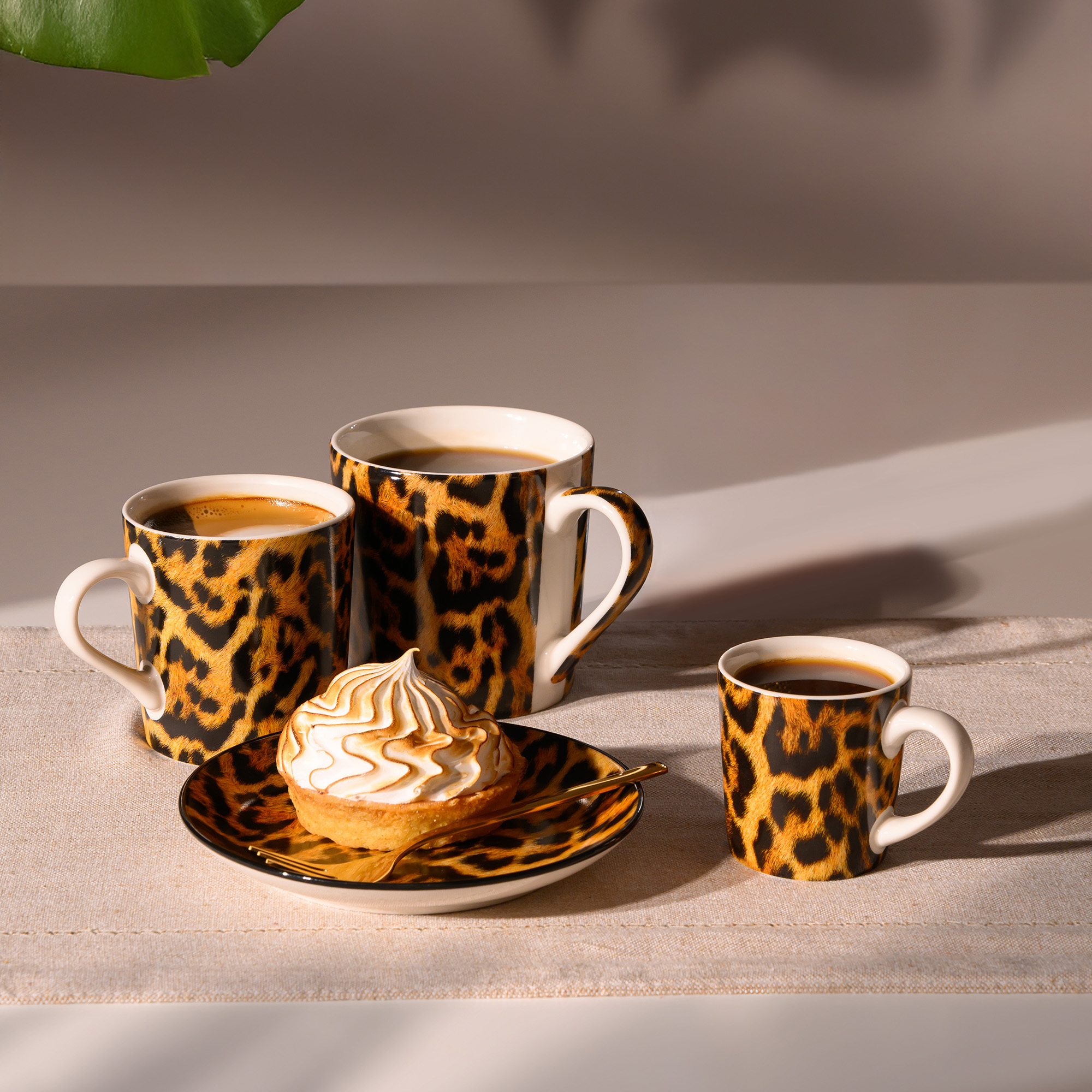 Dessert plate Animal 14,5 cm leopard AMBITION
