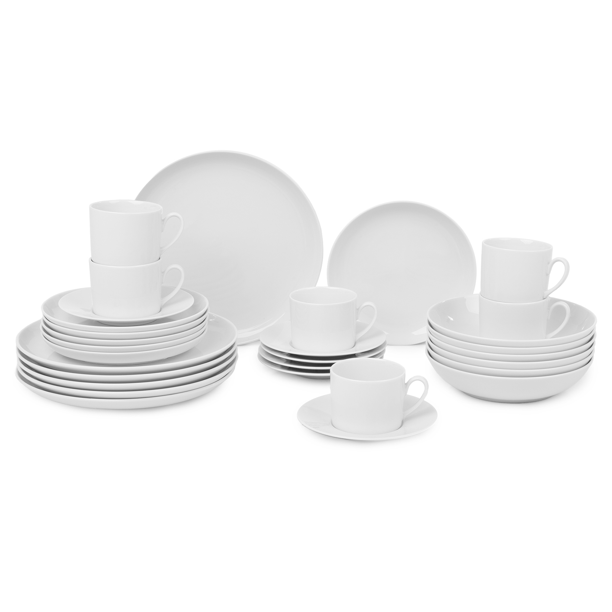 Dinner and coffee set for 6 people 30-piece Nora KAROLINA  