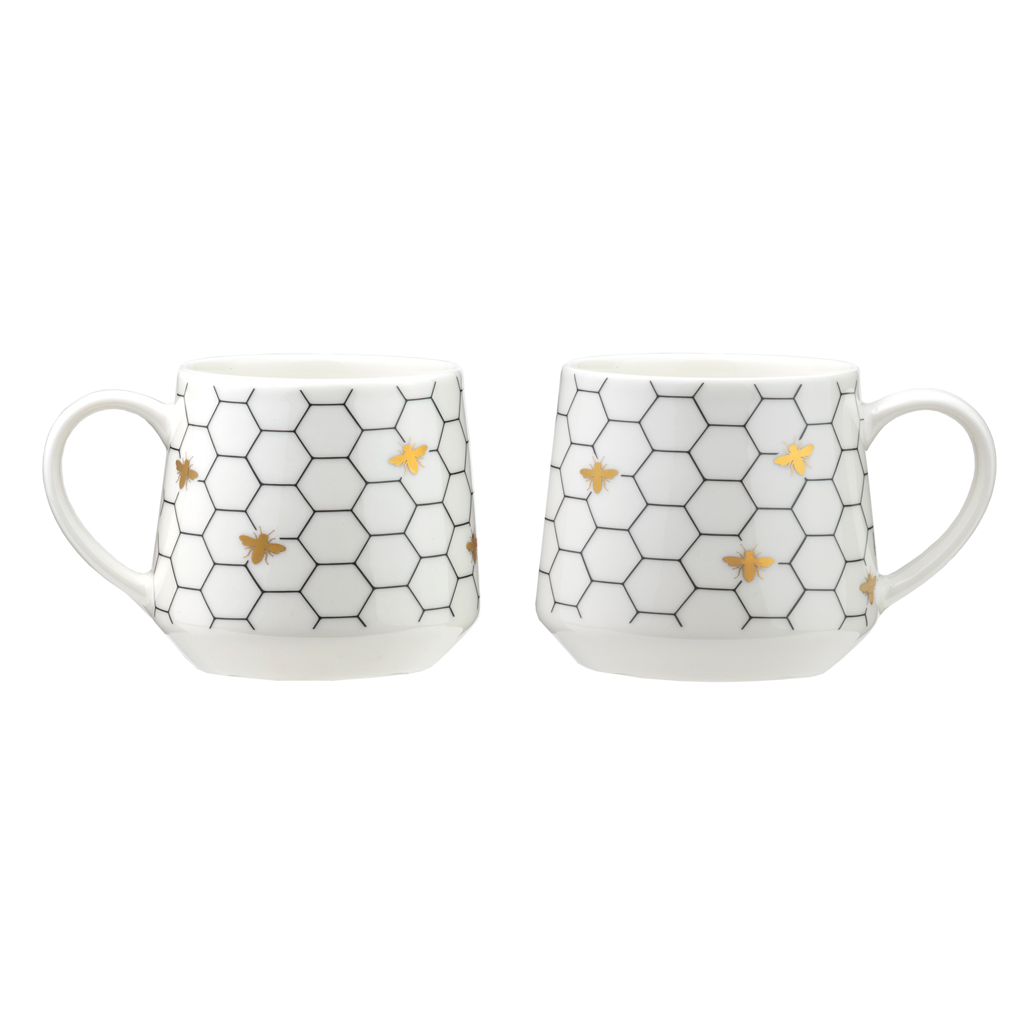 Porcelánový hrnek Gold Bees 460 ml AMBITION