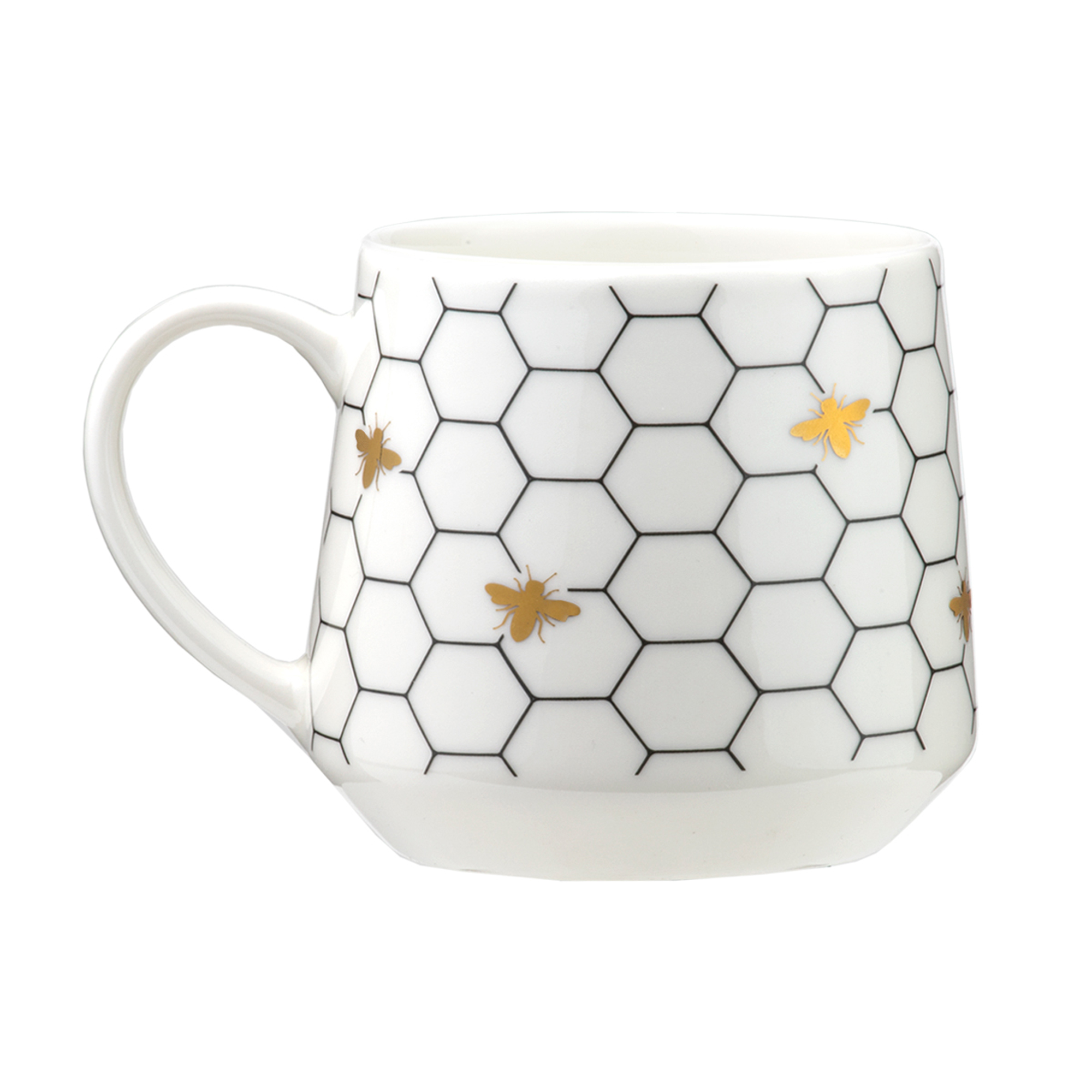 Porcelánový hrnek Gold Bees 460 ml AMBITION