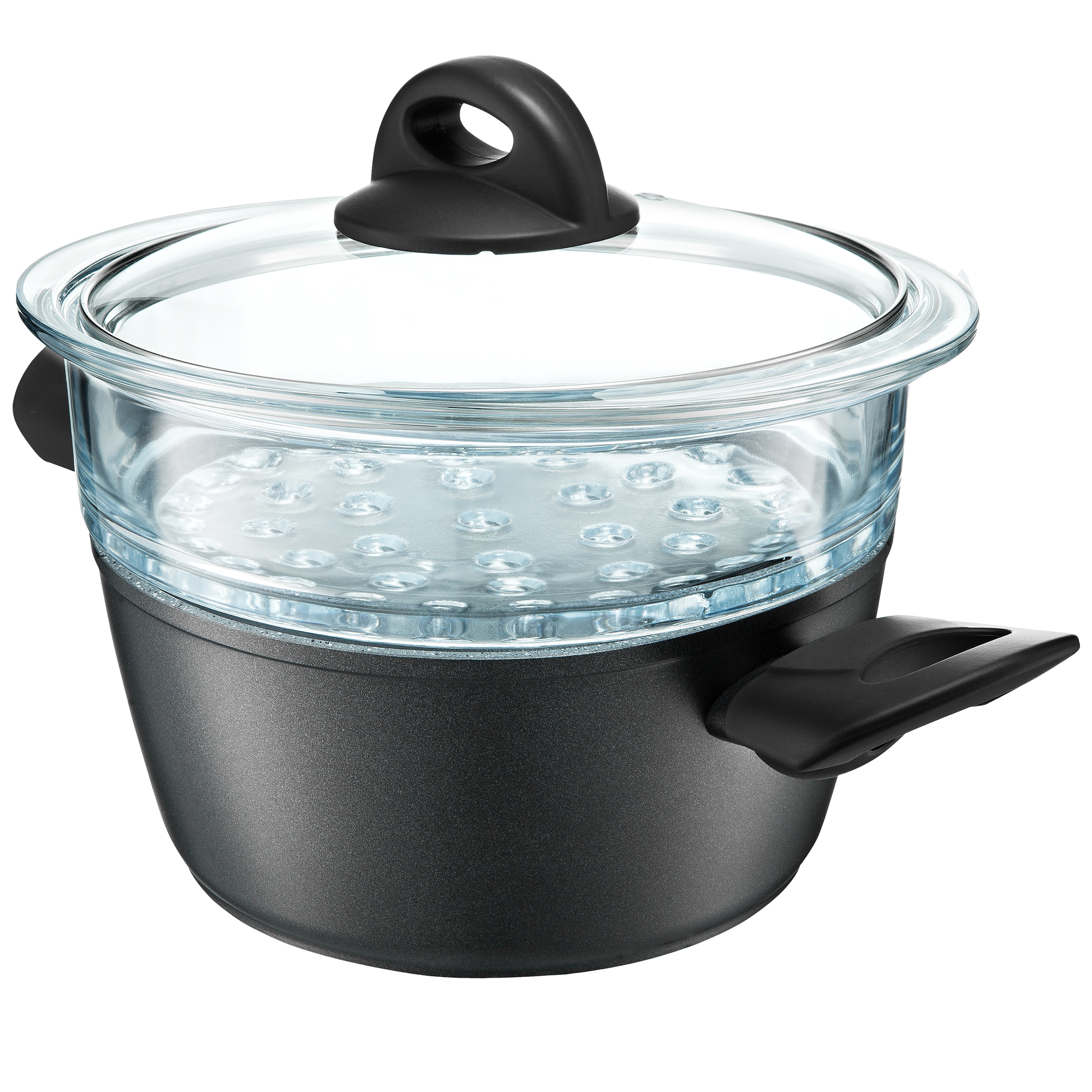 Steamer pot Granite 20 cm AMBITION