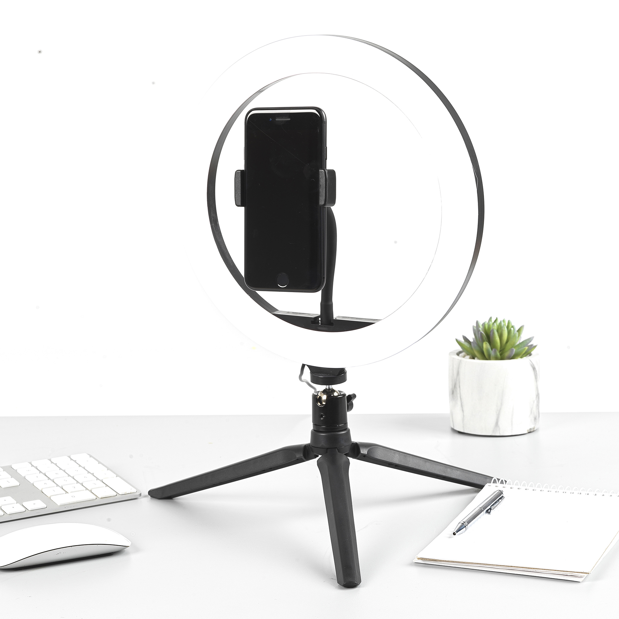 Lampa pierścieniowa 26 cm INTEMPO