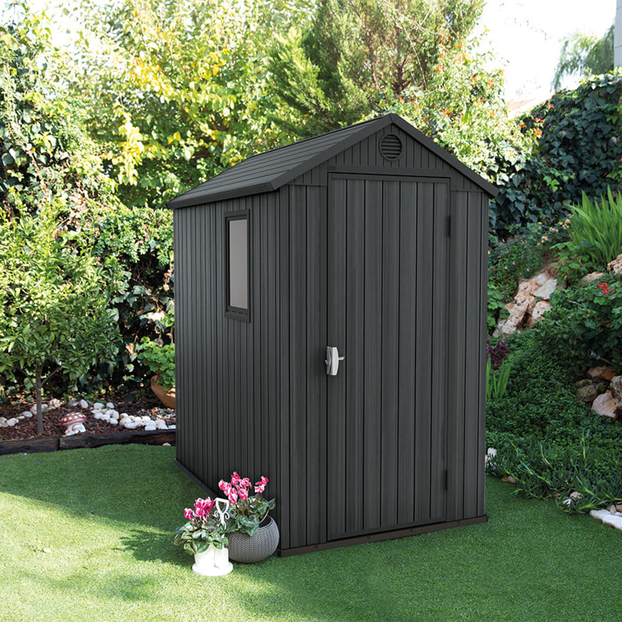 Domek narzędziowy Darwin 4 x 6 szary KETER