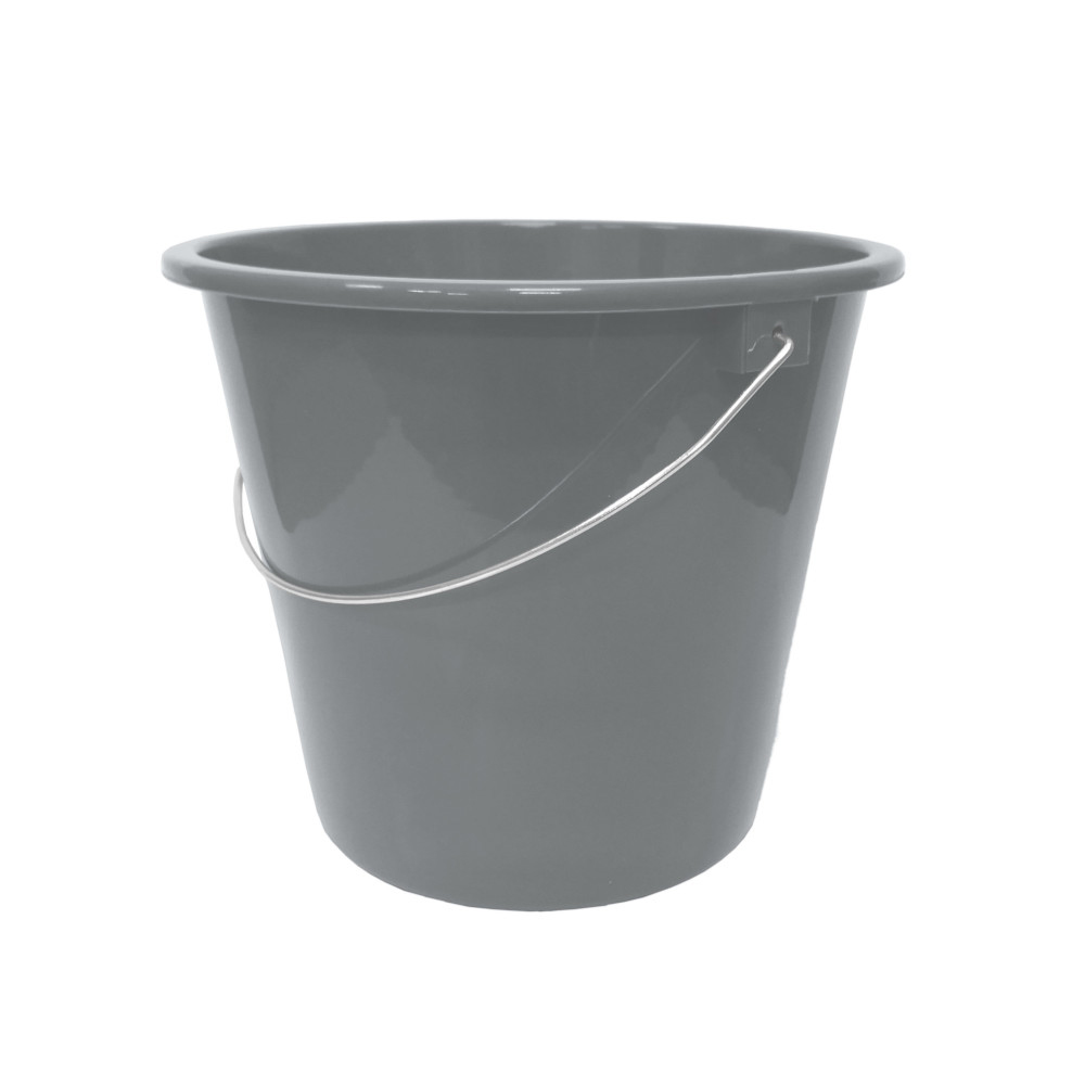 Šedý plastový kbelík Simi 5 l JOTTA