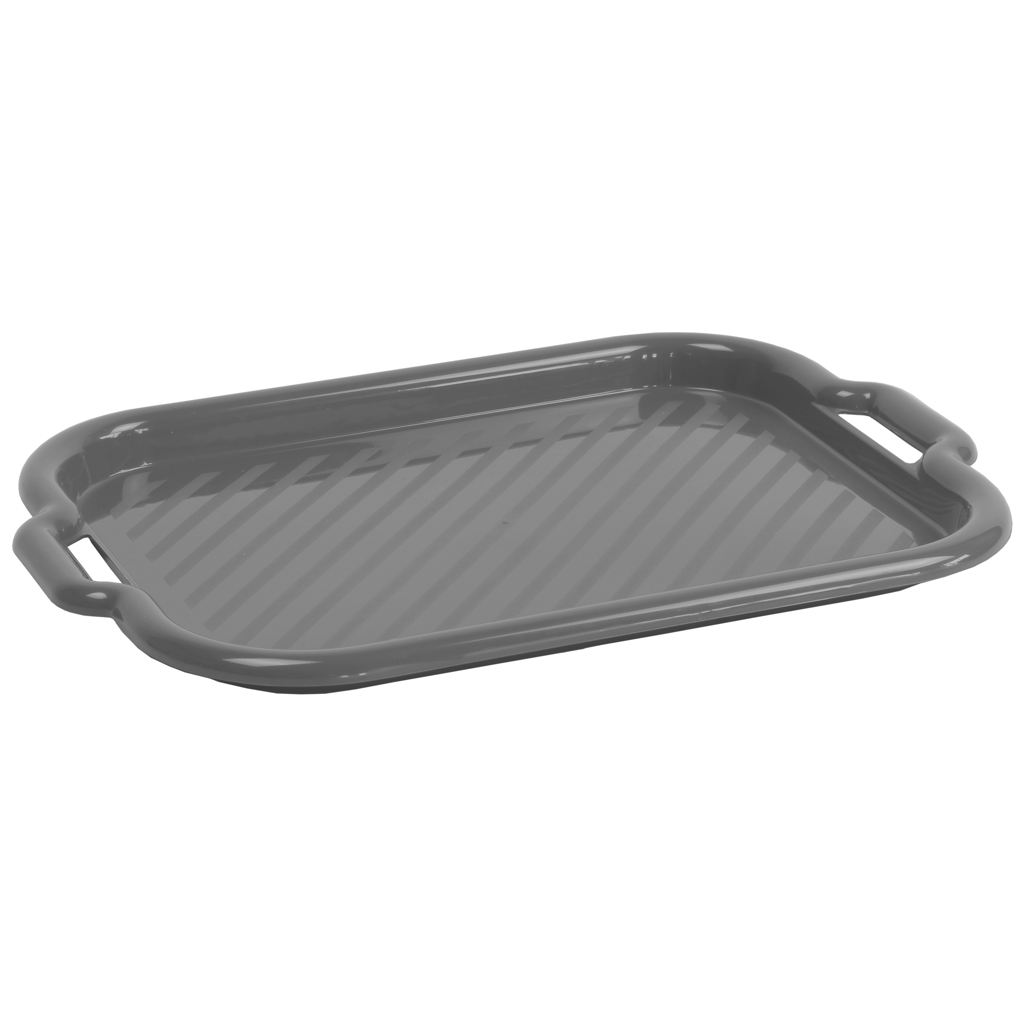 Plastový tác Clever Gray 40 x 28 x 3 cm DOMOTTI 