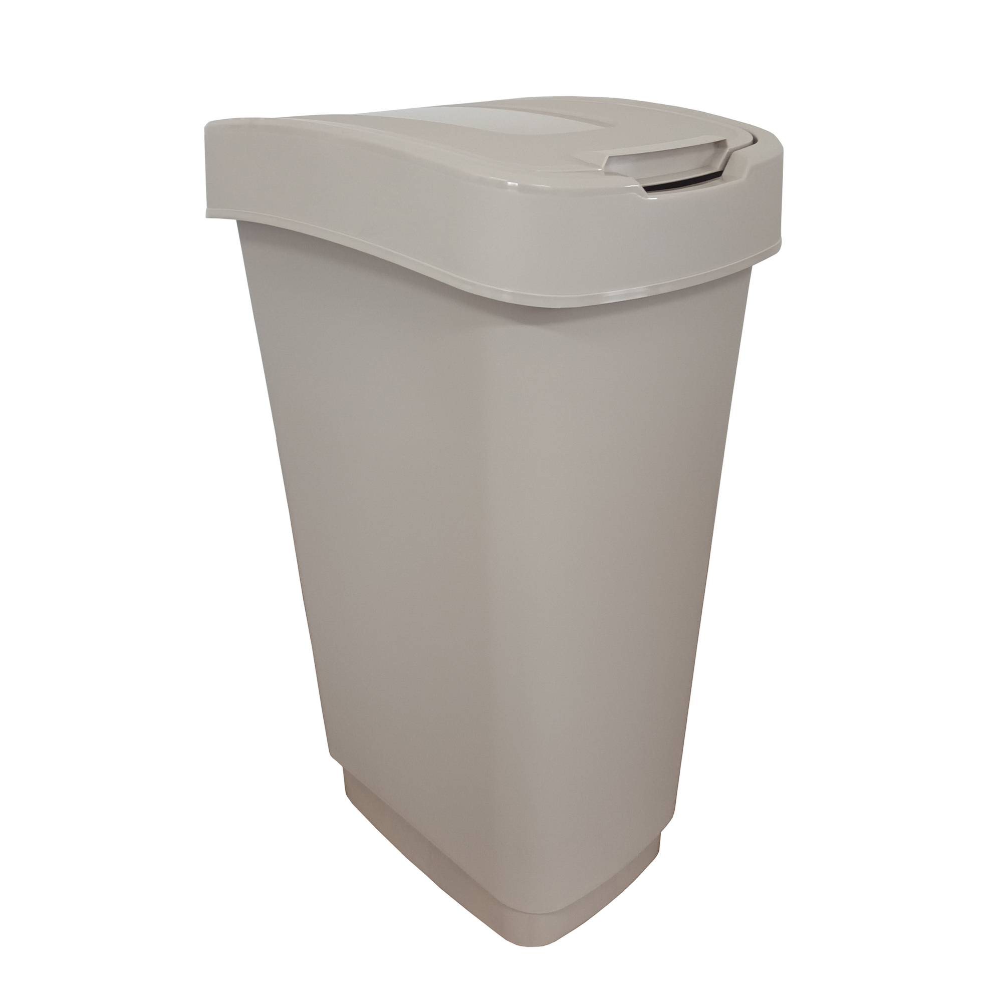 Sopkorg med svänglock för återvinning 50 l Domino beige JOTTA  