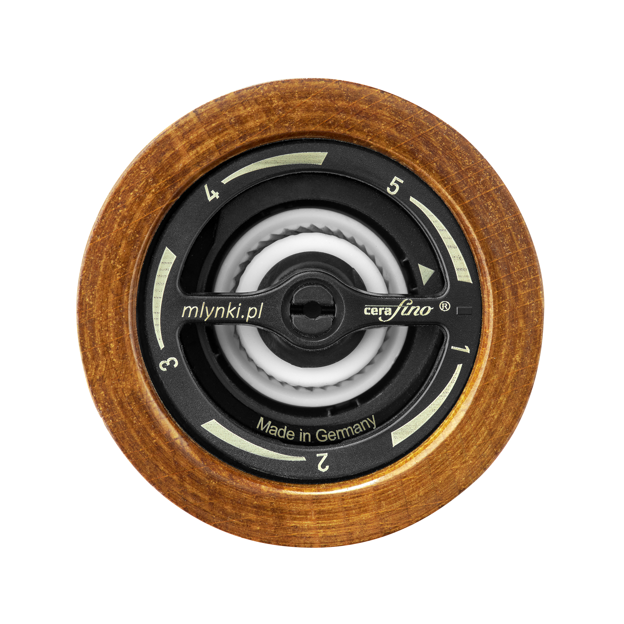 Salt and pepper grinder 18 cm Madeira nut AMBITION