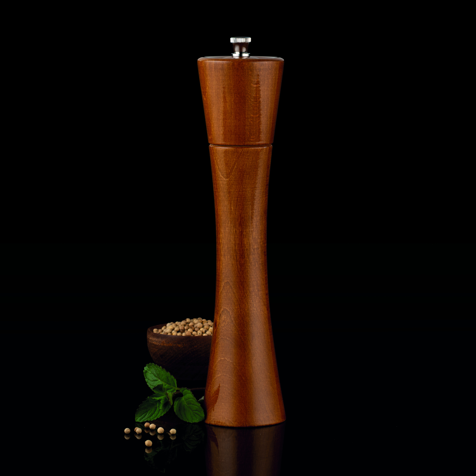 Salt and pepper grinder 25 cm Madeira nut AMBITION