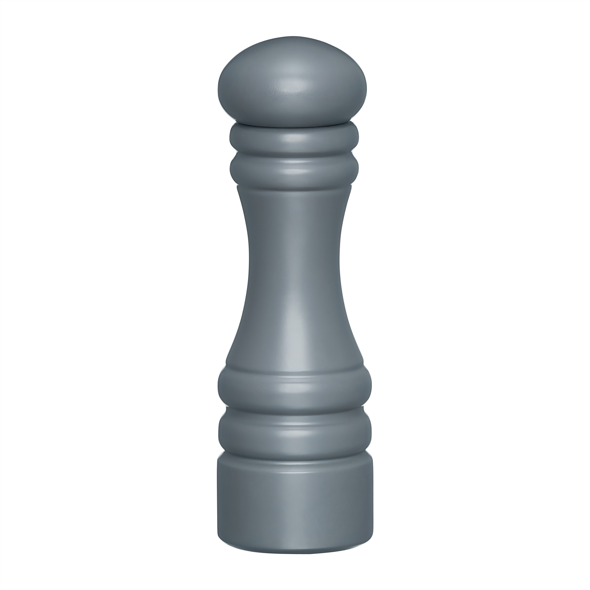 Šedý dřevěný mlýnek na pepř a sůl Chess 17 cm AMBITION