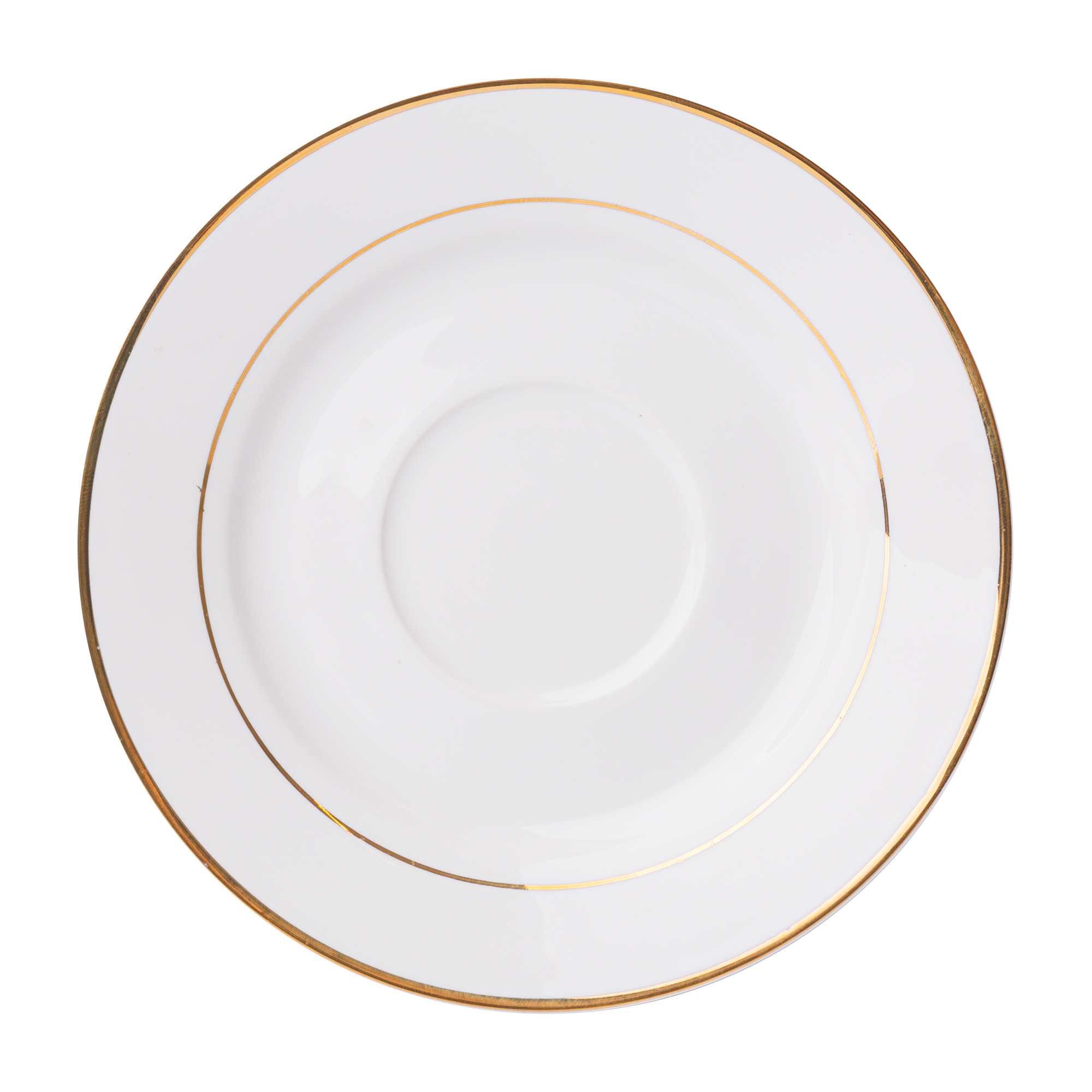 Porcelánový podšálek Aura Gold 15,5 cm AMBITION