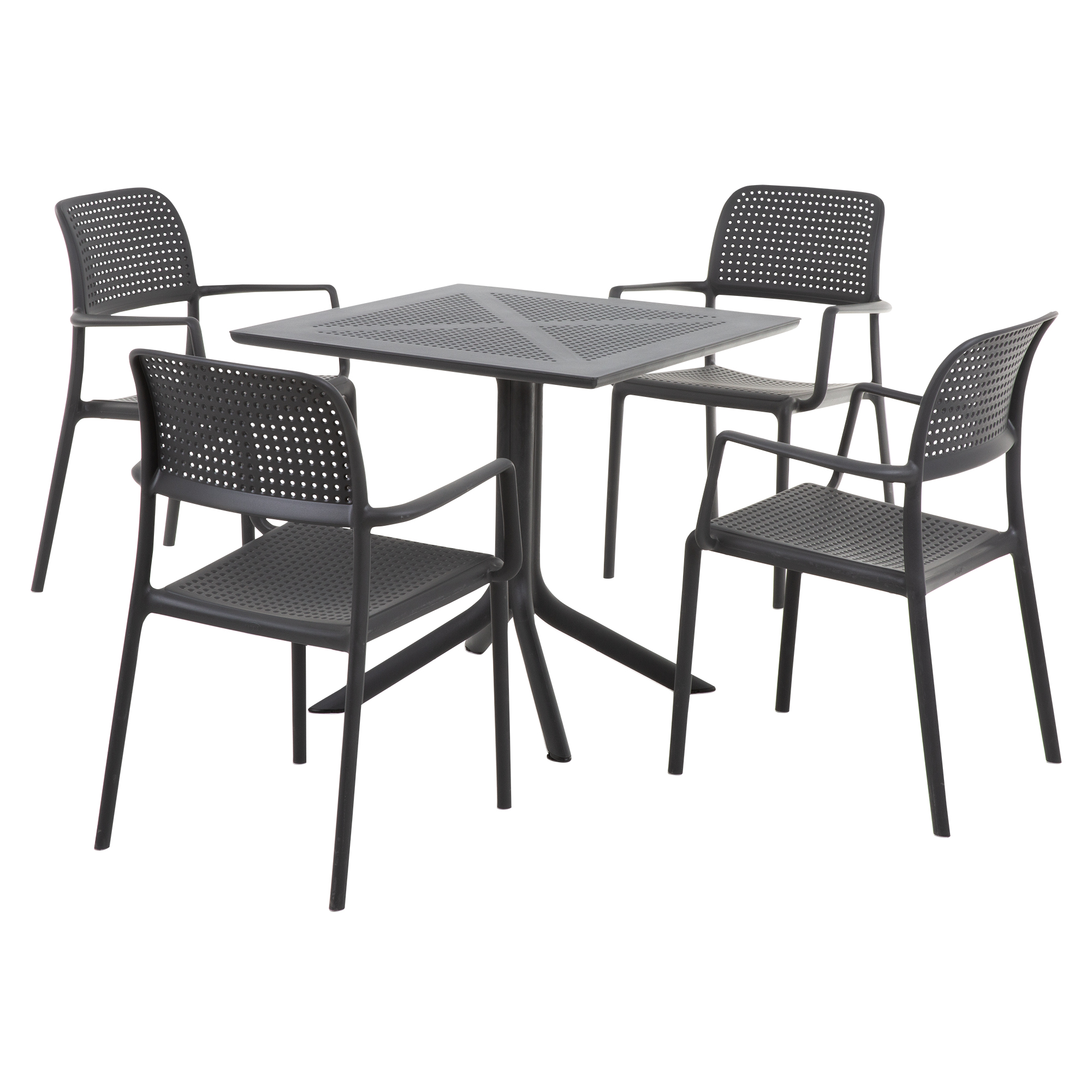 Gartenmöbel Set Clip Antracite, Bora Antracite NARDI
