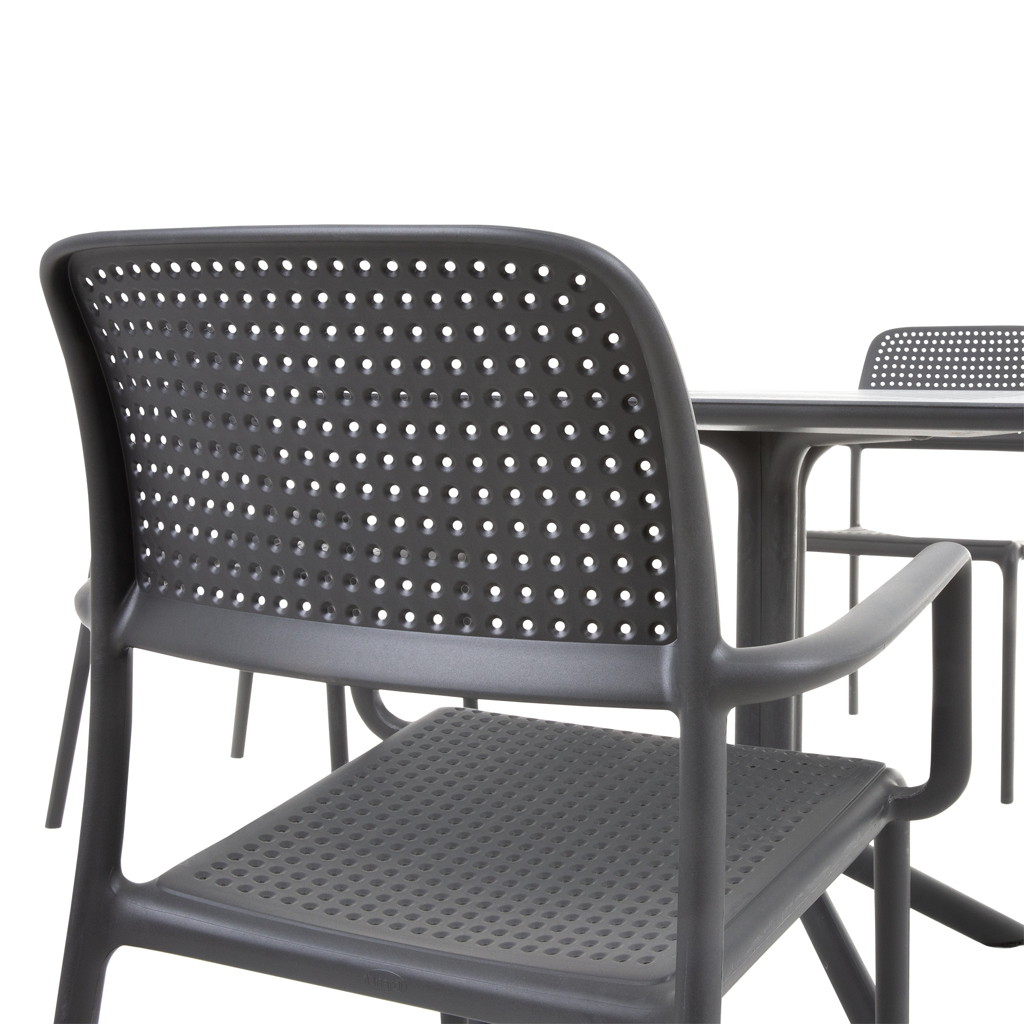 Gartenmöbel Set Clip Antracite, Bora Antracite NARDI