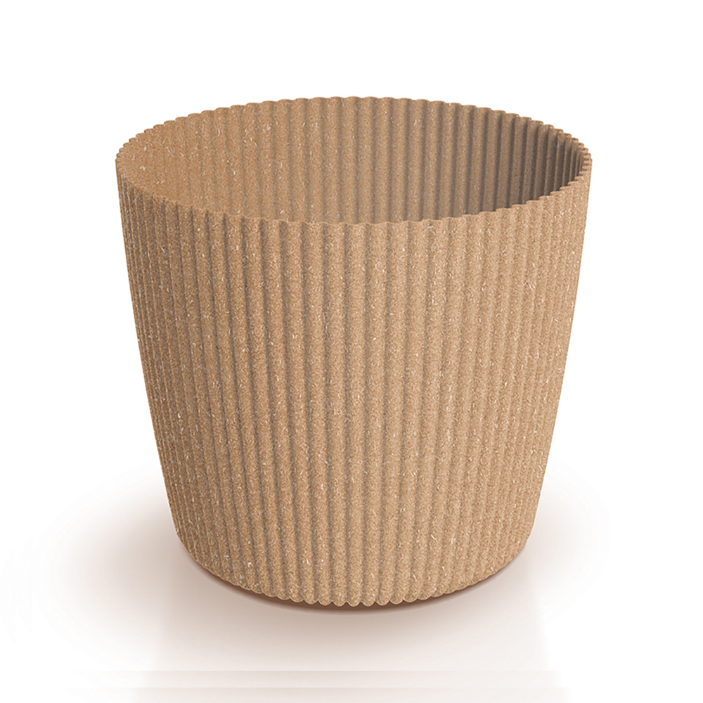 Bezvložkový záhradný plastový kvetináč Milly Eco Wood 24 cm PROSPERPLAST