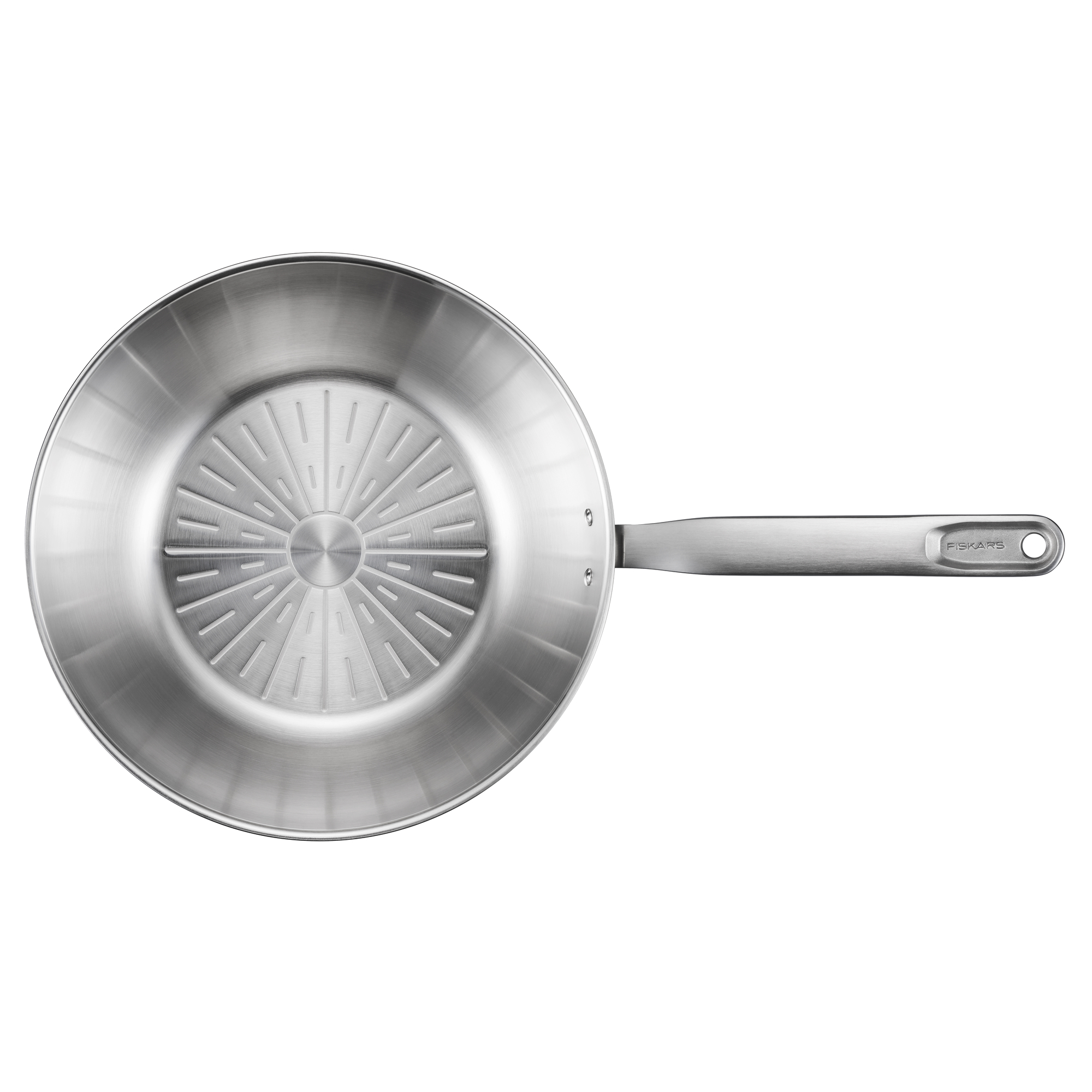 Oceľová panvica All Steel pure Wok 28 cm FISKARS