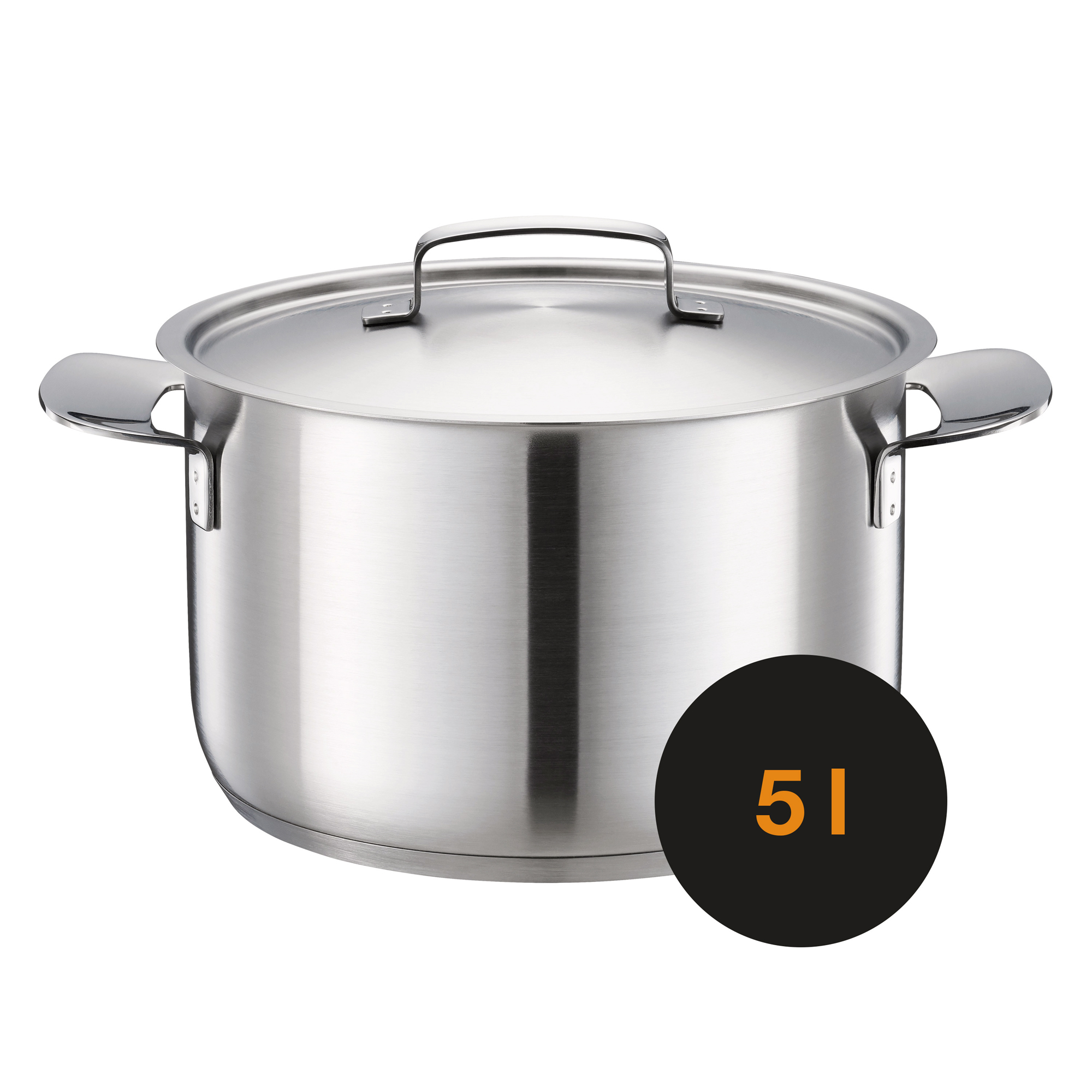 Oceľový hrniec s pokrievkou All Steel 20 cm, 5 l FISKARS