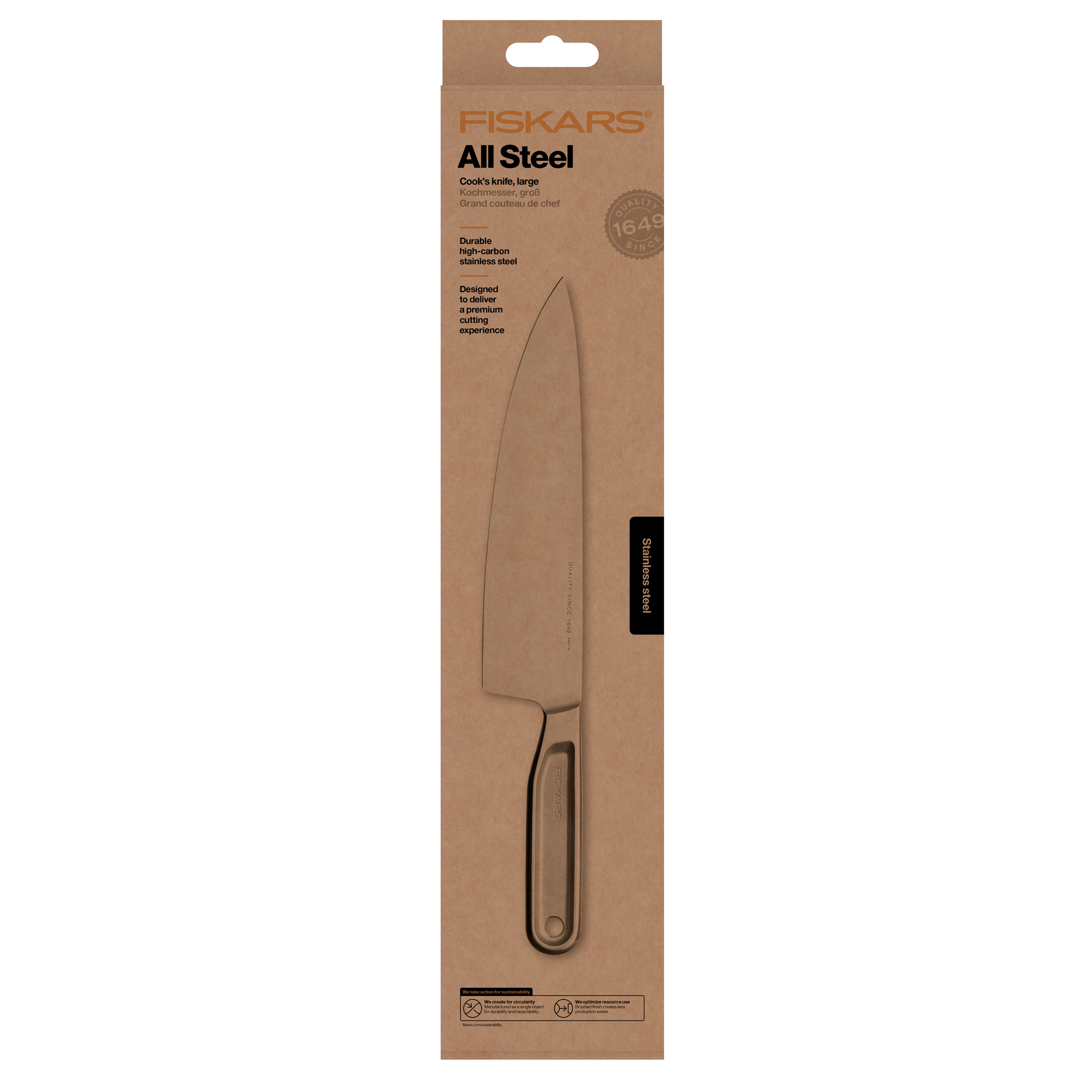 Nôž šéfkuchára All Steel 20 cm FISKARS