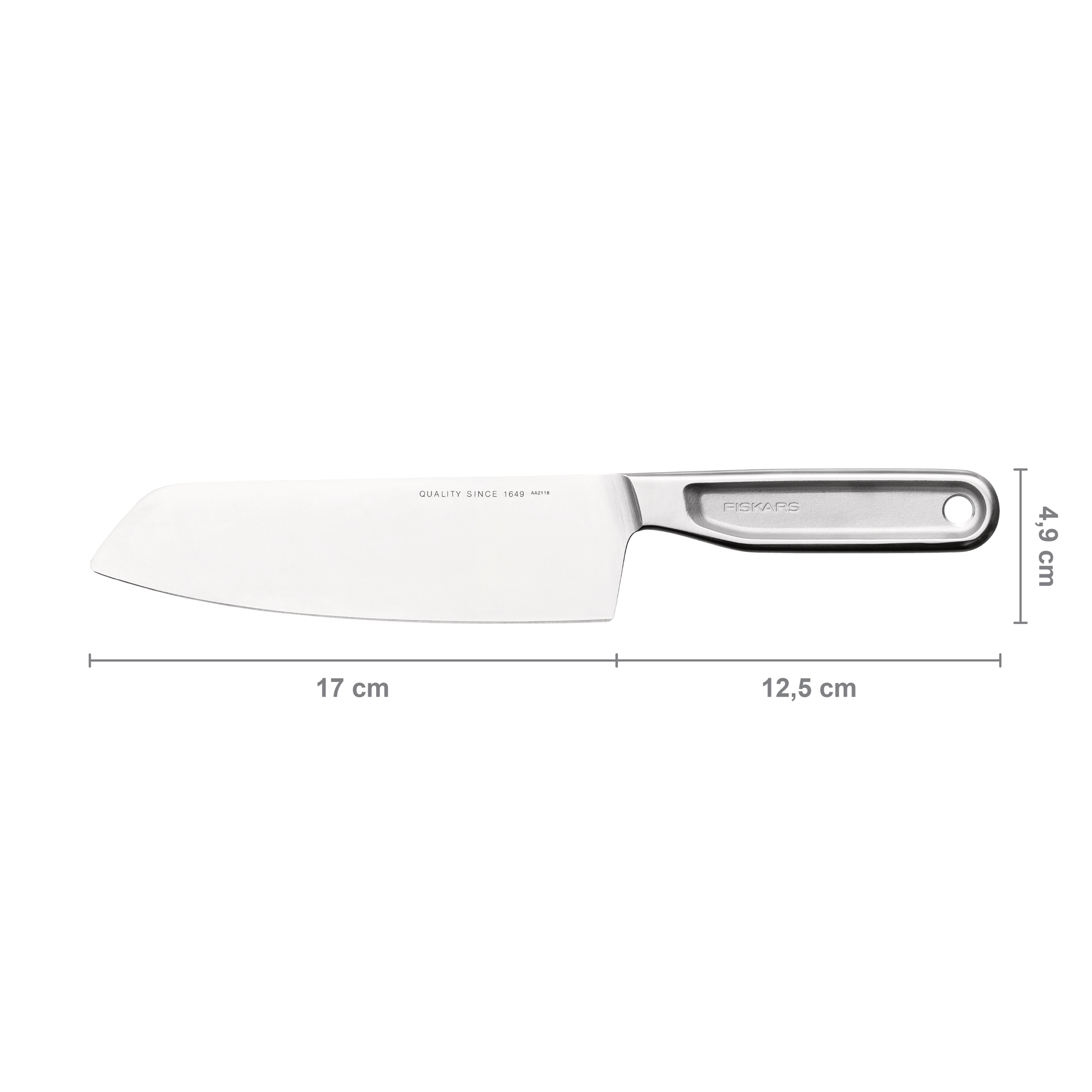 Nôž Santoku All Steel 17 cm FISKARS