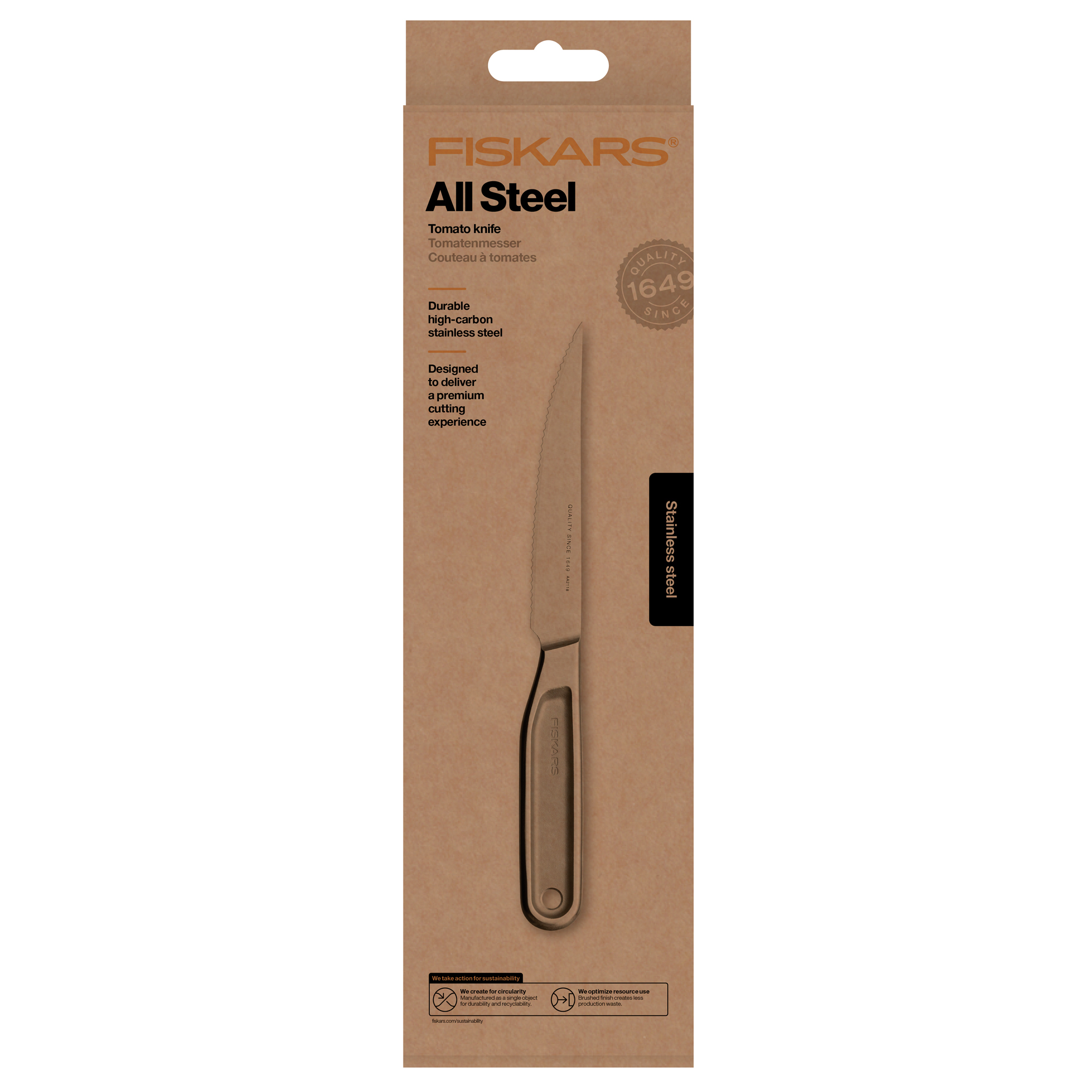 Tomatenmesser All Steel 12 cm FISKARS