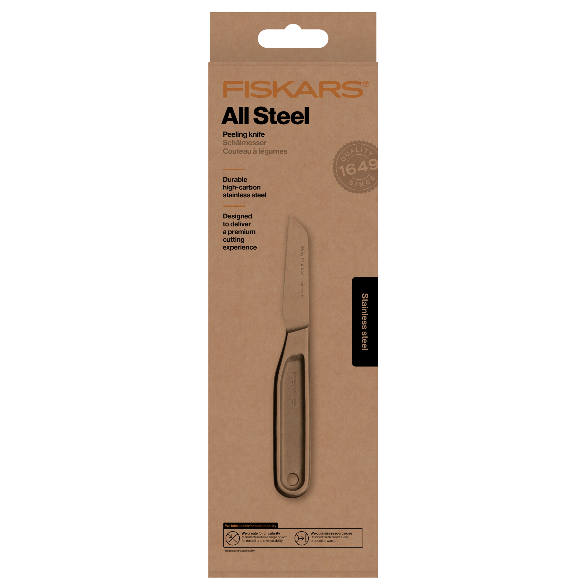 Lúpací nôž All Steel 7 cm FISKARS