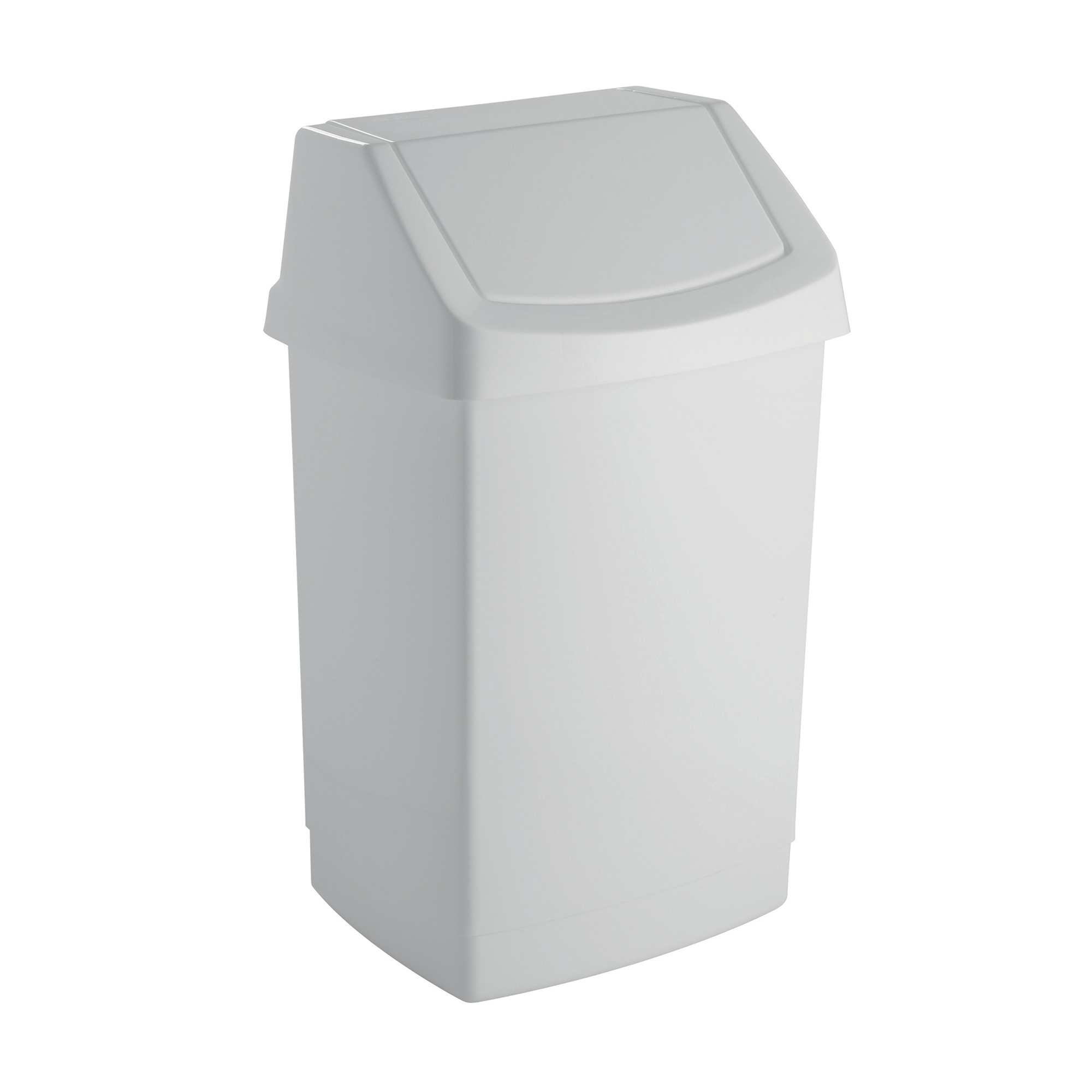 Kosz na śmieci z uchylną pokrywą Click It 9 L biały CURVER
