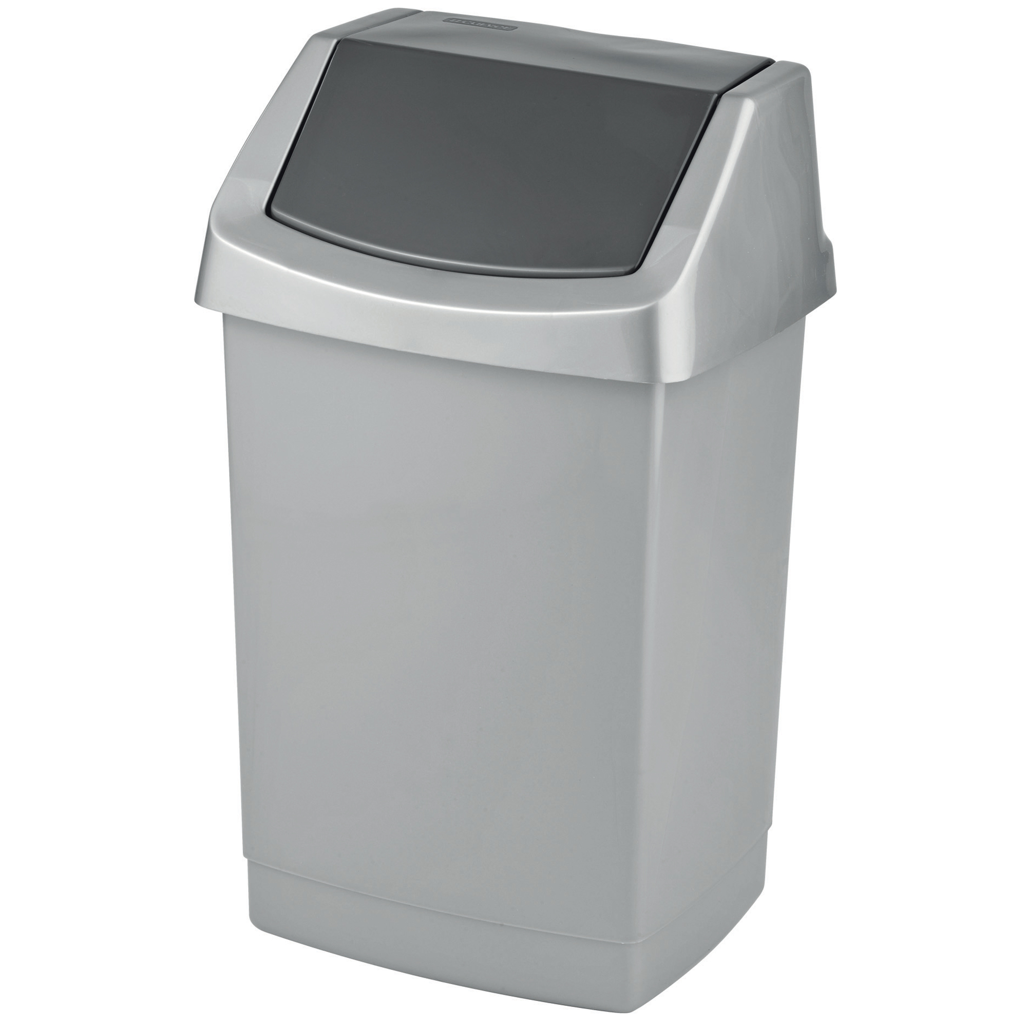 Papperskorg Click-it 50 l silver CURVER
