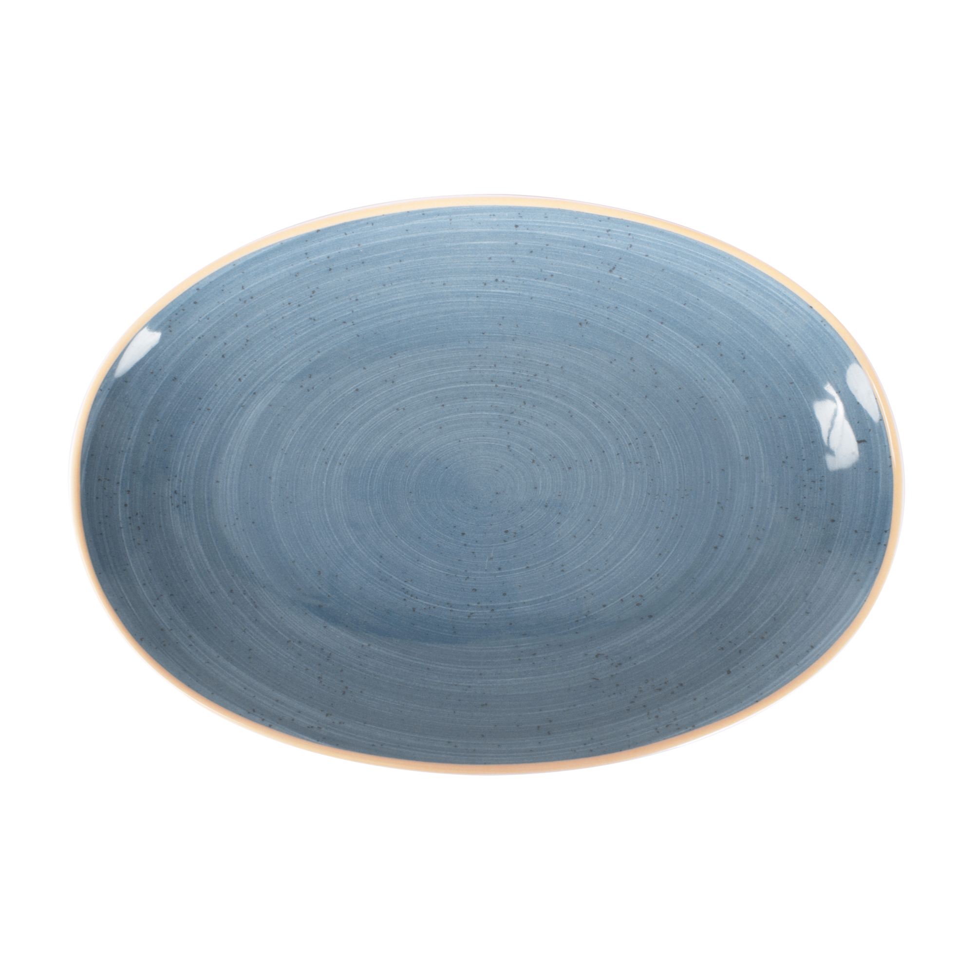 Porcelánová oválná servírovací mísa Terra Blue Coupe 32 cm ARIANE