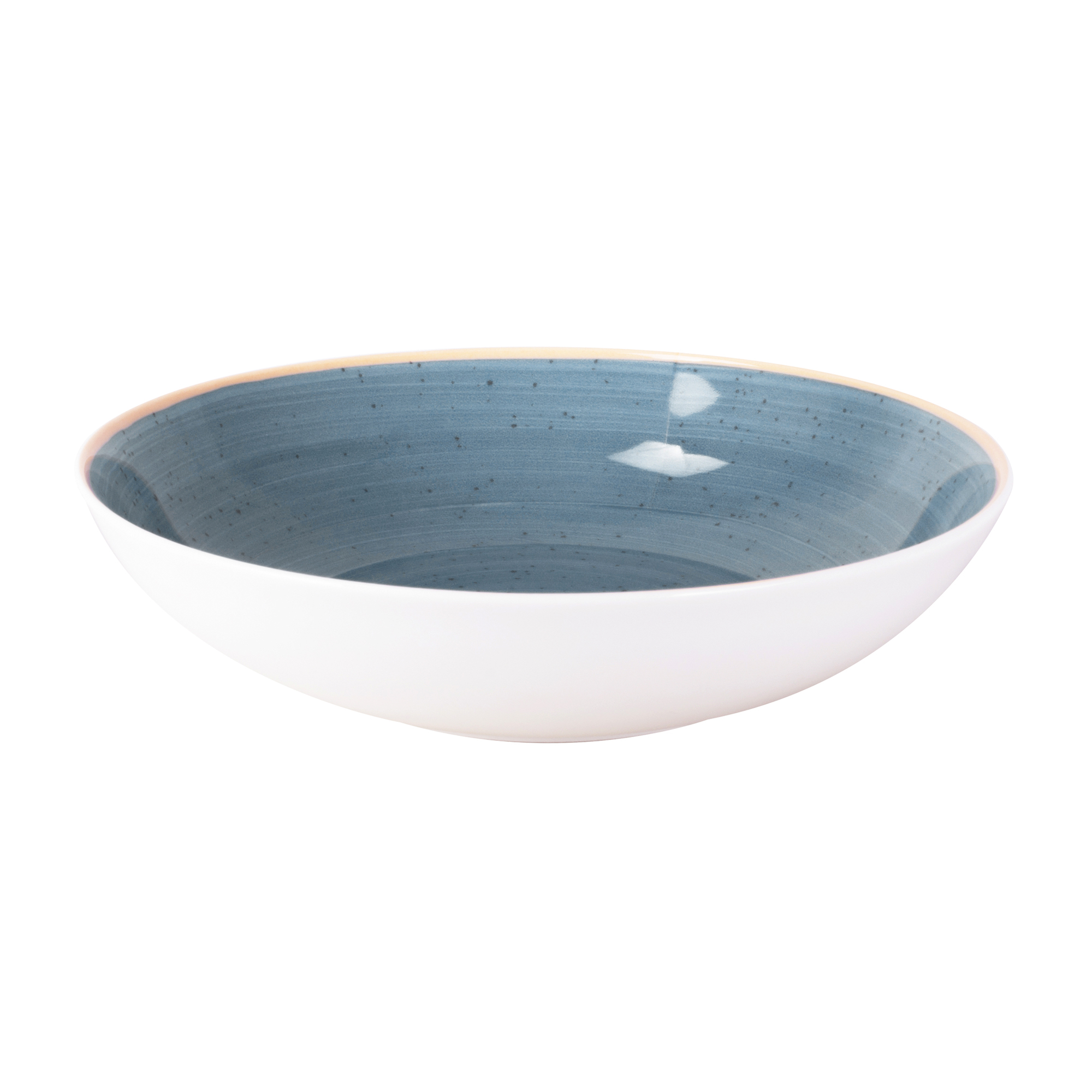 Piatto fondo calotte Terra Blue 21 cm ARIANE
