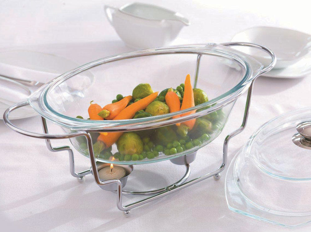 Feuerfester Topf mit Stövchen 2.5 L