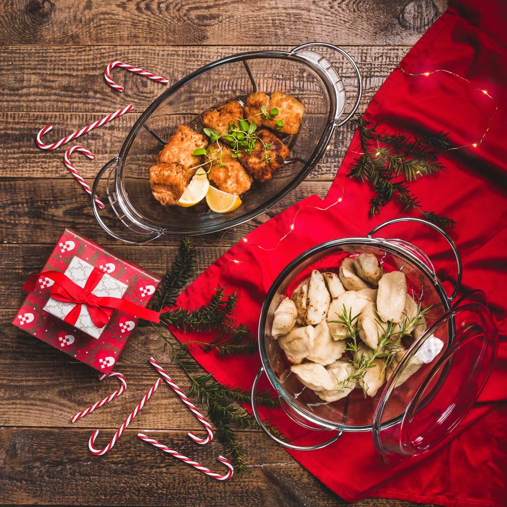 Feuerfester Topf mit Stövchen 2.5 L